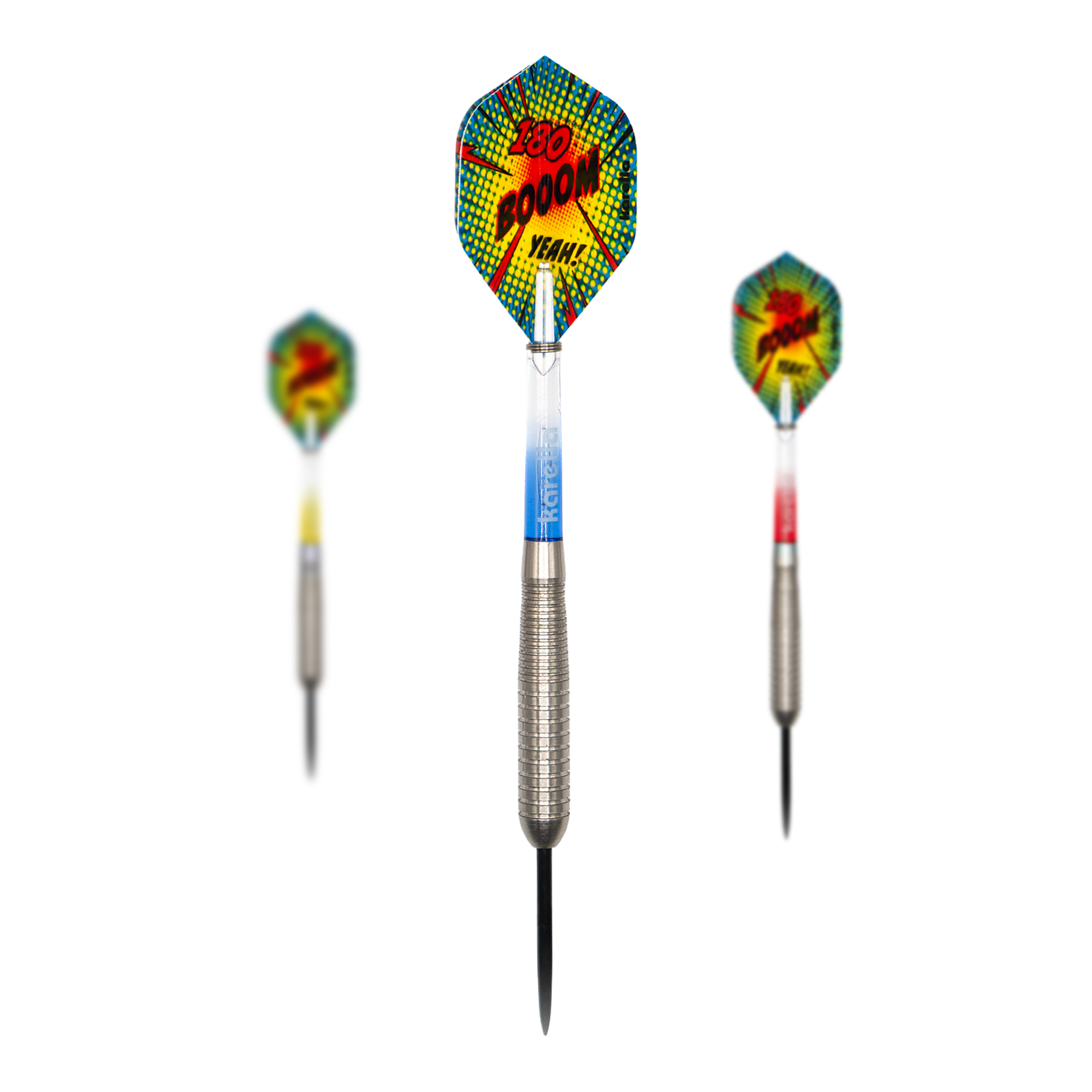 Karella Comic Line CL-4 Steeldarts - 23g Zu sehen ist ein Set der Karella Comic Line CL-4 Steeldarts - 23g. Das Set eignet sich für Einsteiger und fortgeschrittene Spieler.