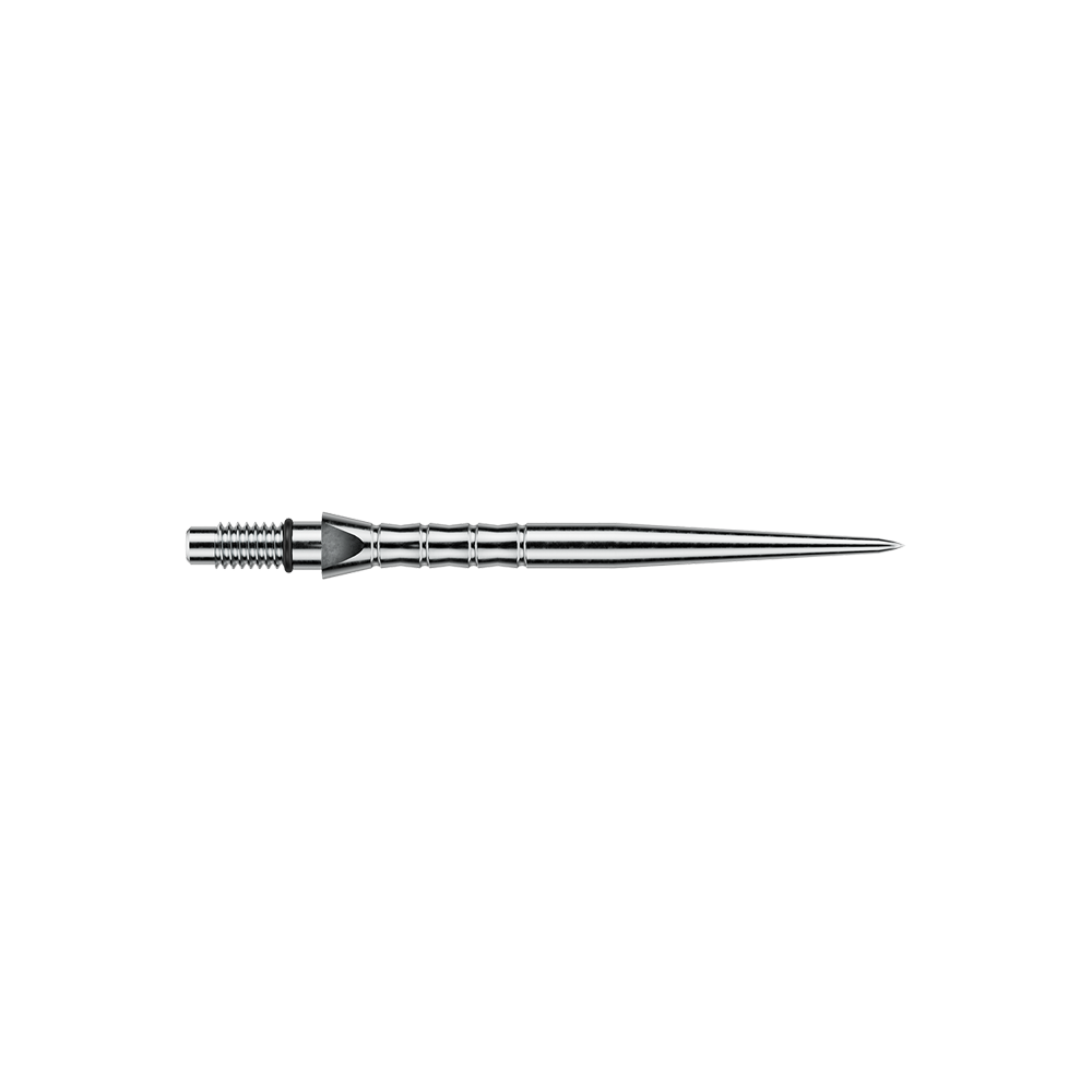 Ein Bild mit dem Dateinamen Winmau_Switch_Point_Wave_Silver_Effect_Steeldartspitzen_30mm_2. Das Bild zeigt vermutlich silberne Steeldartspitzen mit Wave-Effekt, 30 mm lang.