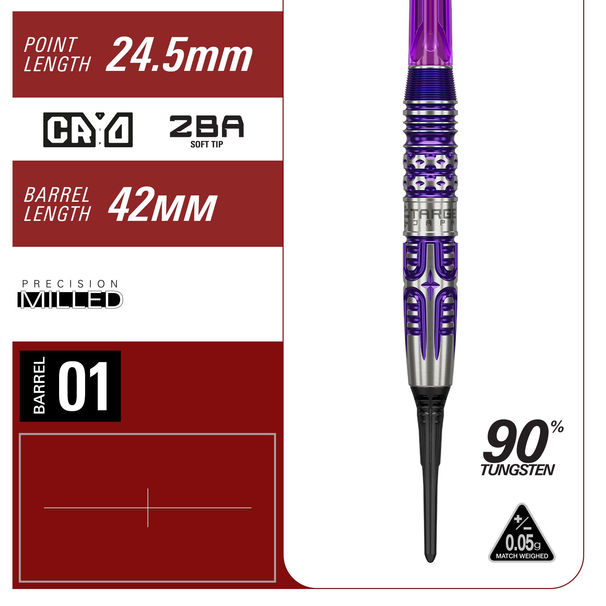 Target Japan Endeavour Kasumi Sato GEN3 Softdarts - 19g Abgebildet ist das Produkt Target Japan Endeavour Kasumi Sato GEN3 Softdarts - 19g. Die Darts sind für professionelle Spieler und Sammler geeignet.
