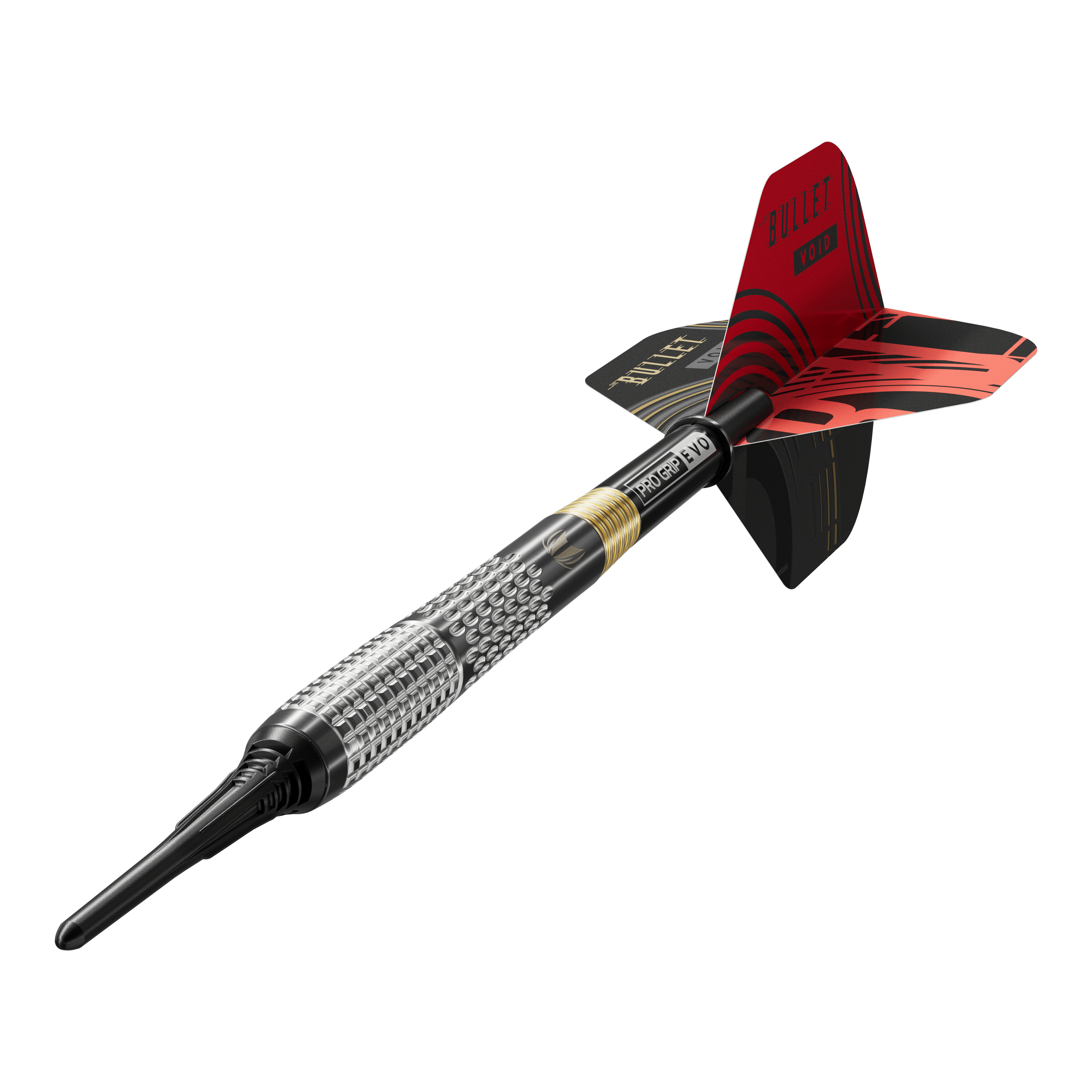 Target Stephen Bunting GEN5 Void Softdarts - 18g Auf dem Bild sind die Target Stephen Bunting GEN5 Void Softdarts - 18g zu sehen. Die Softdarts haben ein spezielles Design und sind für Dartspieler geeignet.