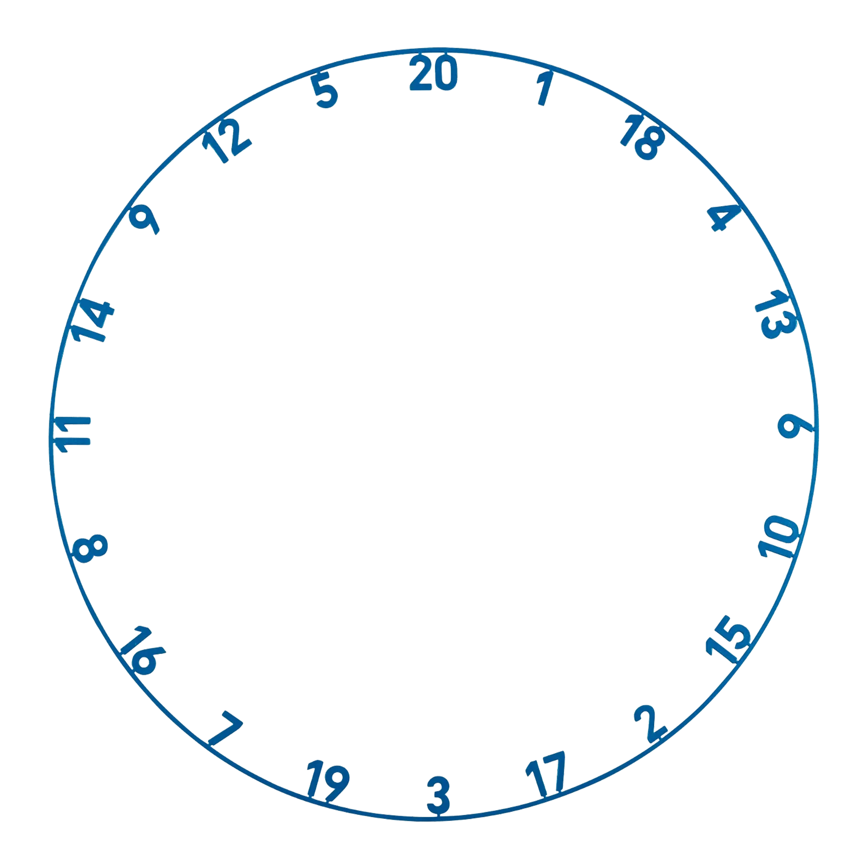 Precise 180 OnePiece Lasercut Zahlenring Das Bild zeigt ONE1090_Precise180_OnePiece_Lasercut_Zahlenring_ArcticBlue_1. Die Abbildung dient zur Veranschaulichung dieses Produkts oder Dateinamens.