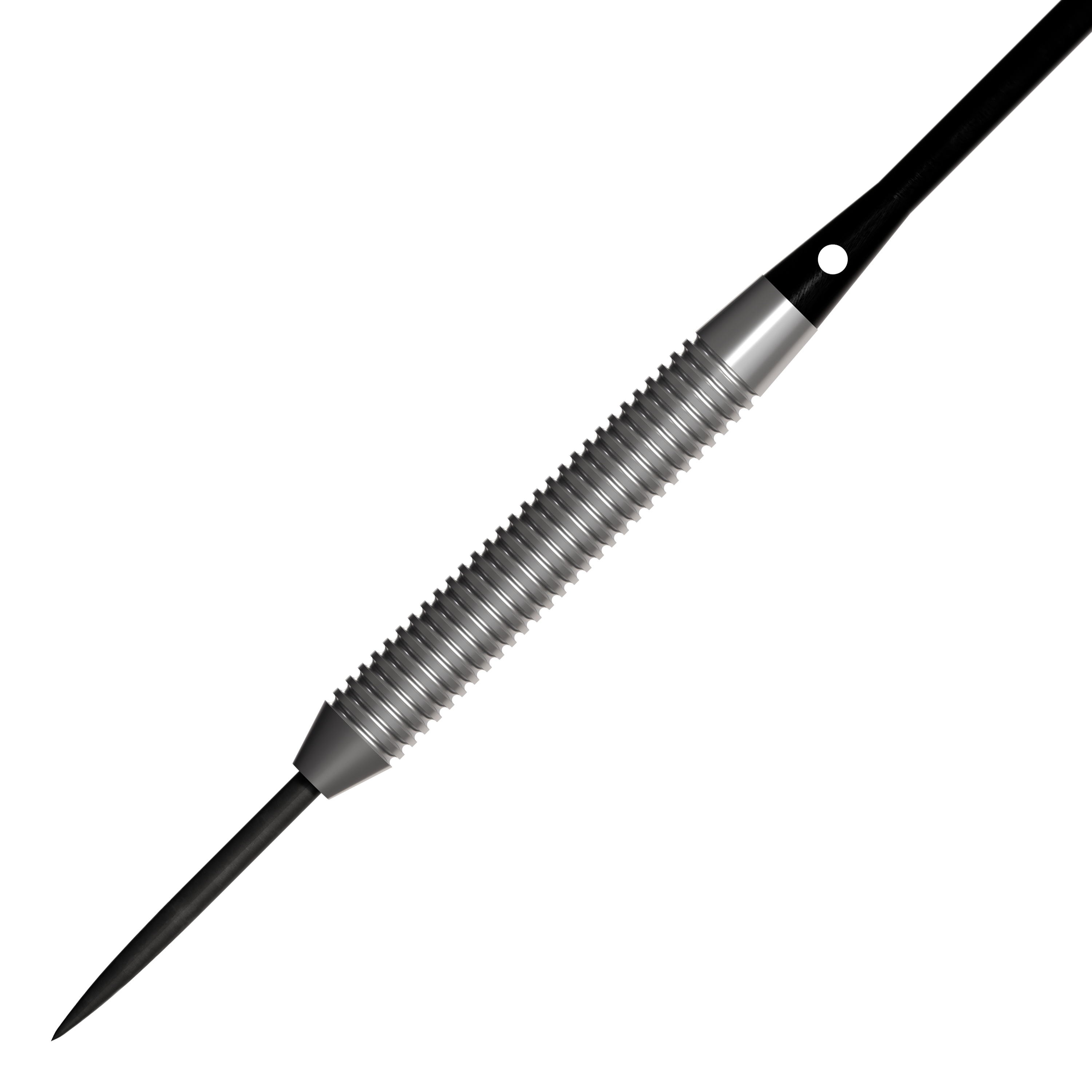 Bulls NL Lightning Orange Steeldarts Das Bild zeigt einen Bulls NL Lightning Orange Steeldart. Der Dart hat eine metallische, gerillte Oberfläche und eine scharfe Spitze.
