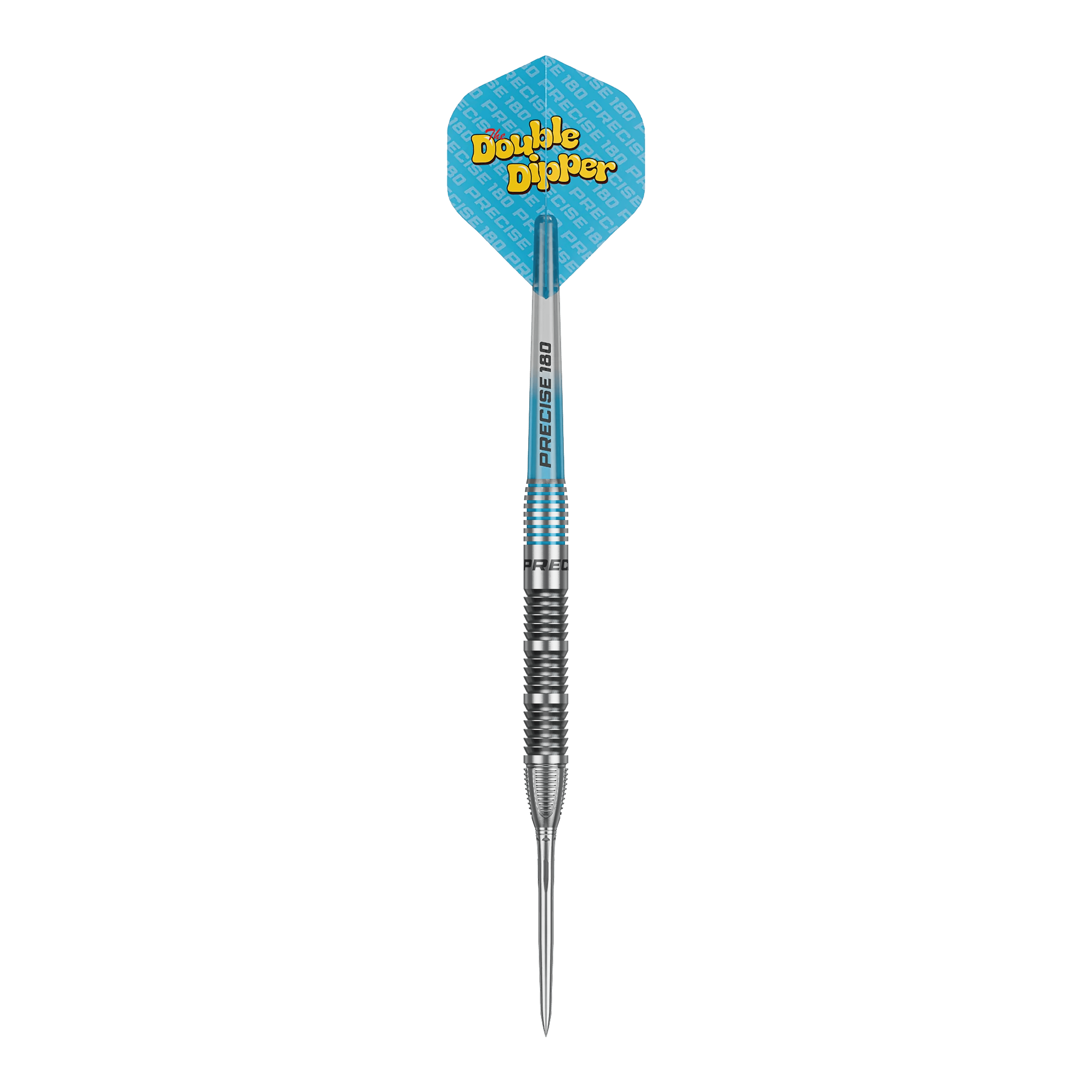 Precise 180 Bela Schugmann Double Dipper V1 Steeldarts Dies ist ein Bild der Precise 180 Bela Schugmann Double Dipper V1 Steeldarts. Die Steeldarts sind für präzises Dartspiel gestaltet.