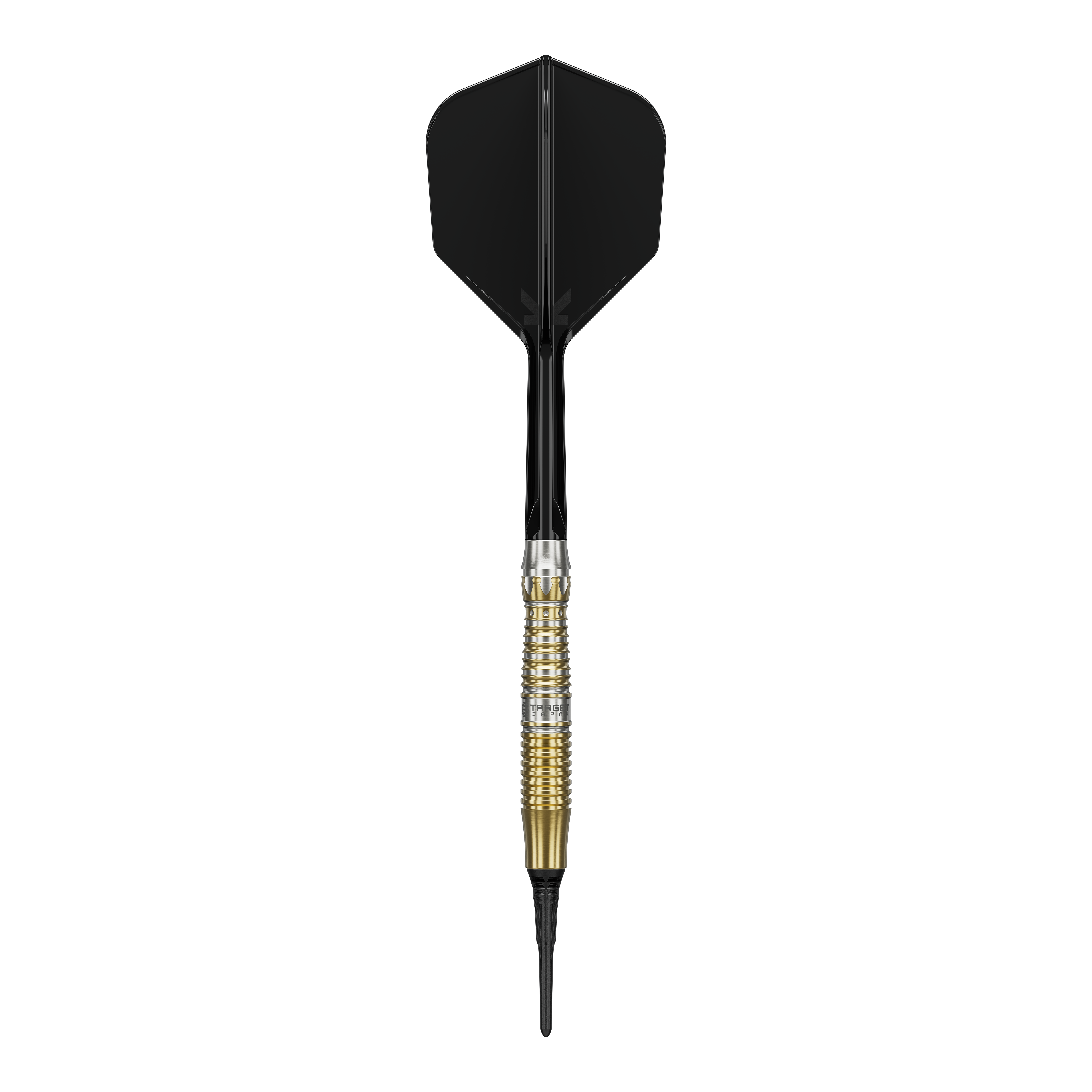 Target Black Marque Enzo Softdarts - 18g Target Black Marque Enzo Softdarts - 18g werden gezeigt. Diese 18-Gramm-Darts sind elegant und für Softdart-Wettkämpfe geeignet.