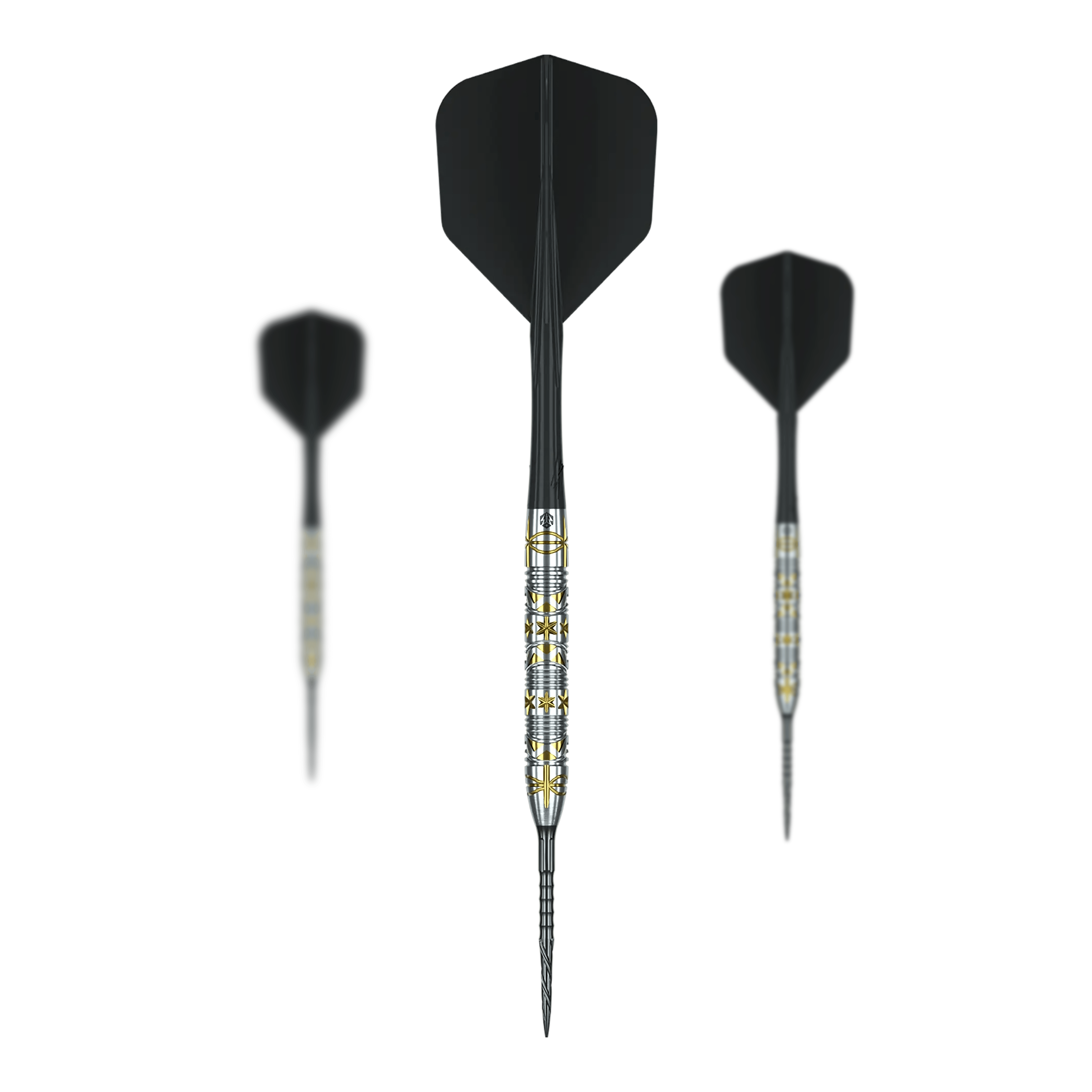 Caliburn Halo H1 Steeldarts - 22,5 g Das Bild stellt ein Set der Caliburn Halo H1 Steeldarts mit 22,5 g dar. Das Set eignet sich für professionelle und Hobby-Dartspieler.