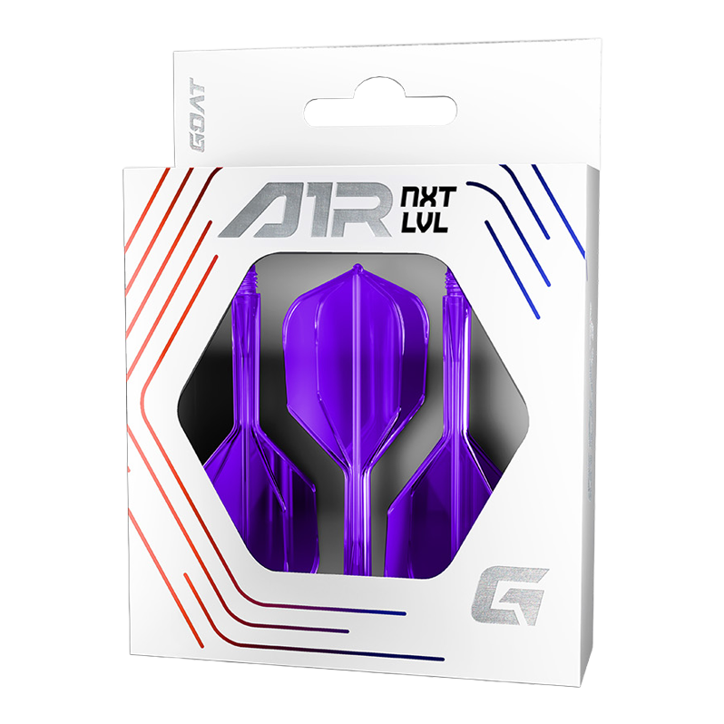 GOAT A1R No6 Flight-Shaft-System - Neon Lila Das Bild zeigt das GOAT A1R No6 Flight-Shaft-System in Neon Lila. Das Produkt eignet sich bestens als Dart-Zubehör.