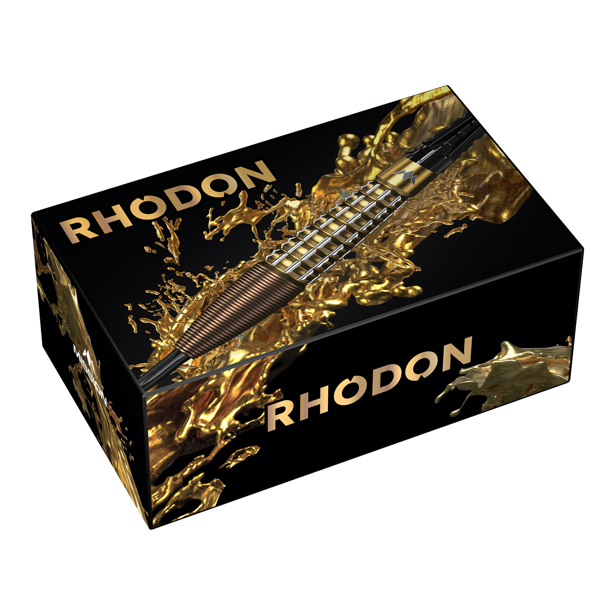 Mission Rhodon Steeldarts - 23g Hier ist das Produkt Mission Rhodon Steeldarts - 23g abgebildet. Die Steeldarts eignen sich ideal für Wettkämpfe und Training.