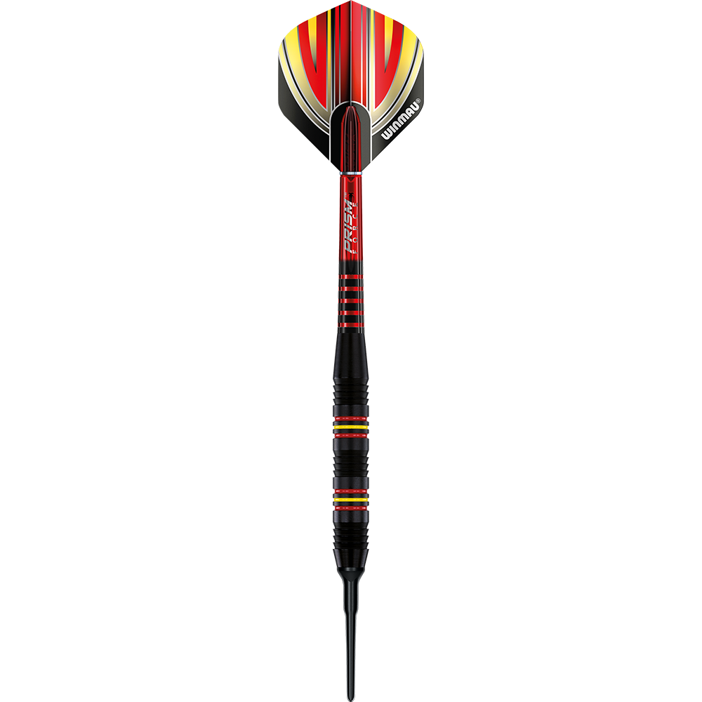 Winmau Outrage V2 Black Coated Brass Softdarts - 18g