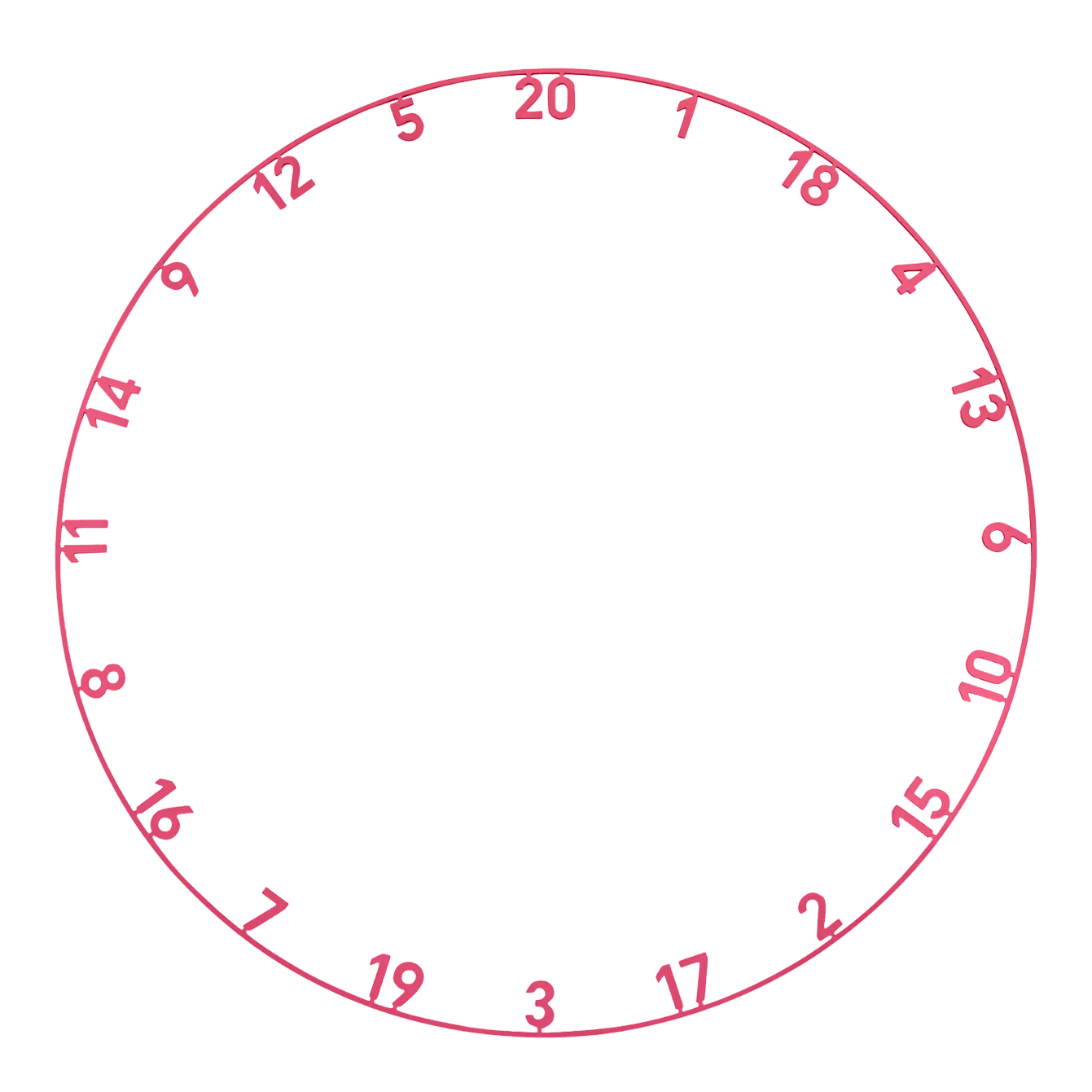 Precise 180 Endorphine Steeldartboard mit Nummernring - Cyber Pink Abgebildet ist das Precise 180 Endorphine Steeldartboard mit Nummernring in Cyber Pink. Das Dartboard eignet sich ideal für Profi- und Freizeitspieler.