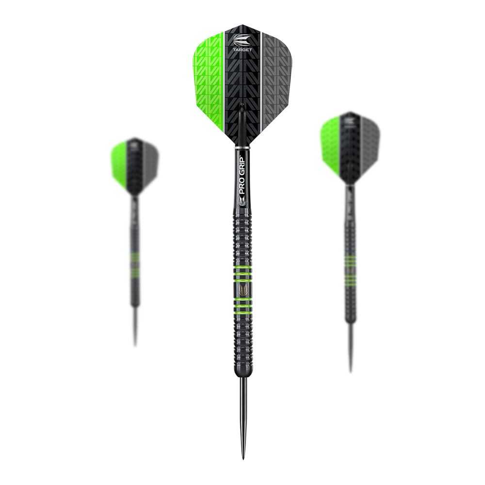 Target Vapor8 Black Green Steeldarts