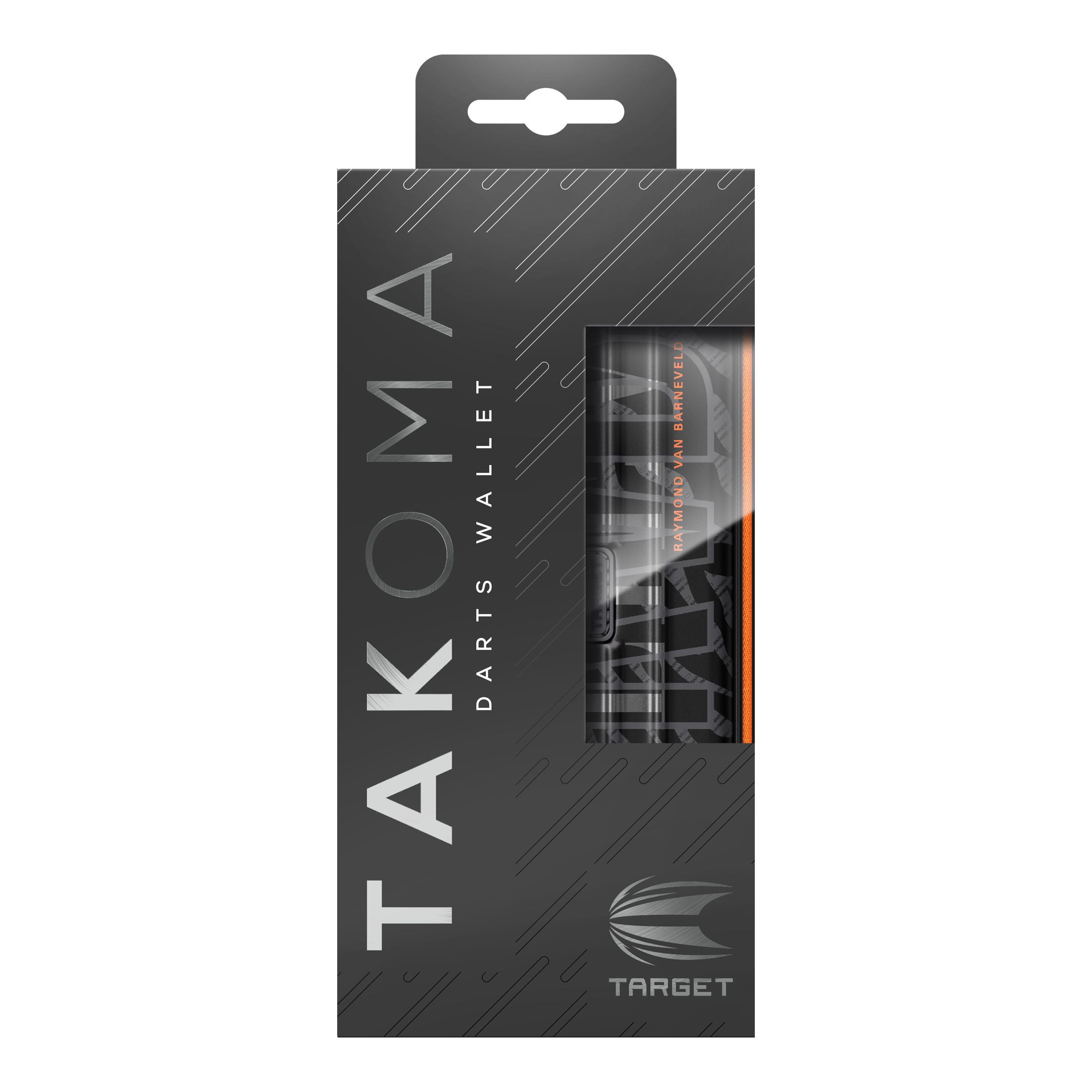 Takoma Ghost Series Raymond Van Barneveld Dartcase Das Bild zeigt das Takoma Ghost Series Raymond Van Barneveld Dartcase. Es handelt sich um ein spezielles Dart-Etui für Dartzubehör.