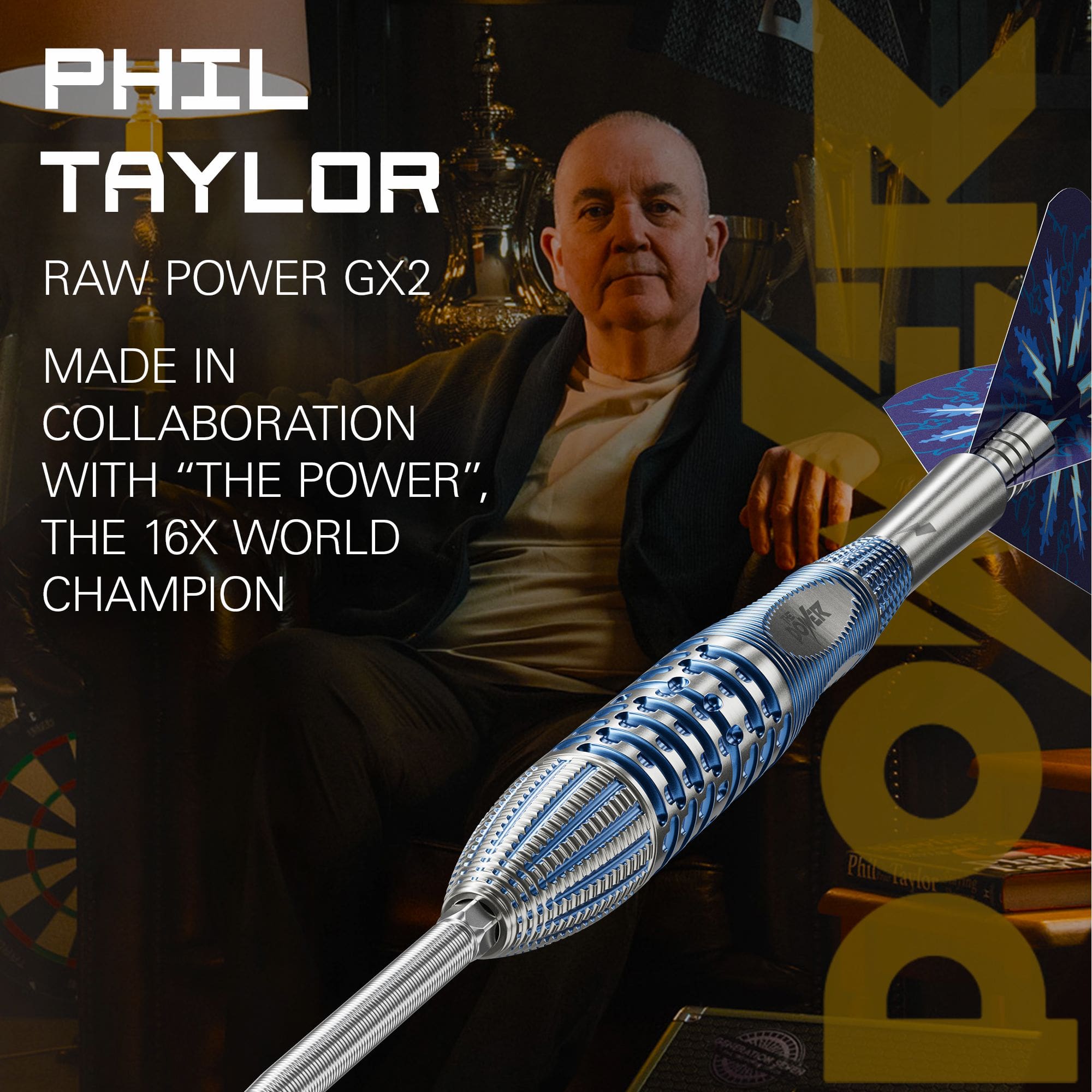 Target Phil Taylor Gx2 Swiss Point Steeldarts Zu sehen sind die Target Phil Taylor Gx2 Swiss Point Steeldarts. Das Set zeichnet sich durch ein modernes Aussehen und professionelle Qualität aus.