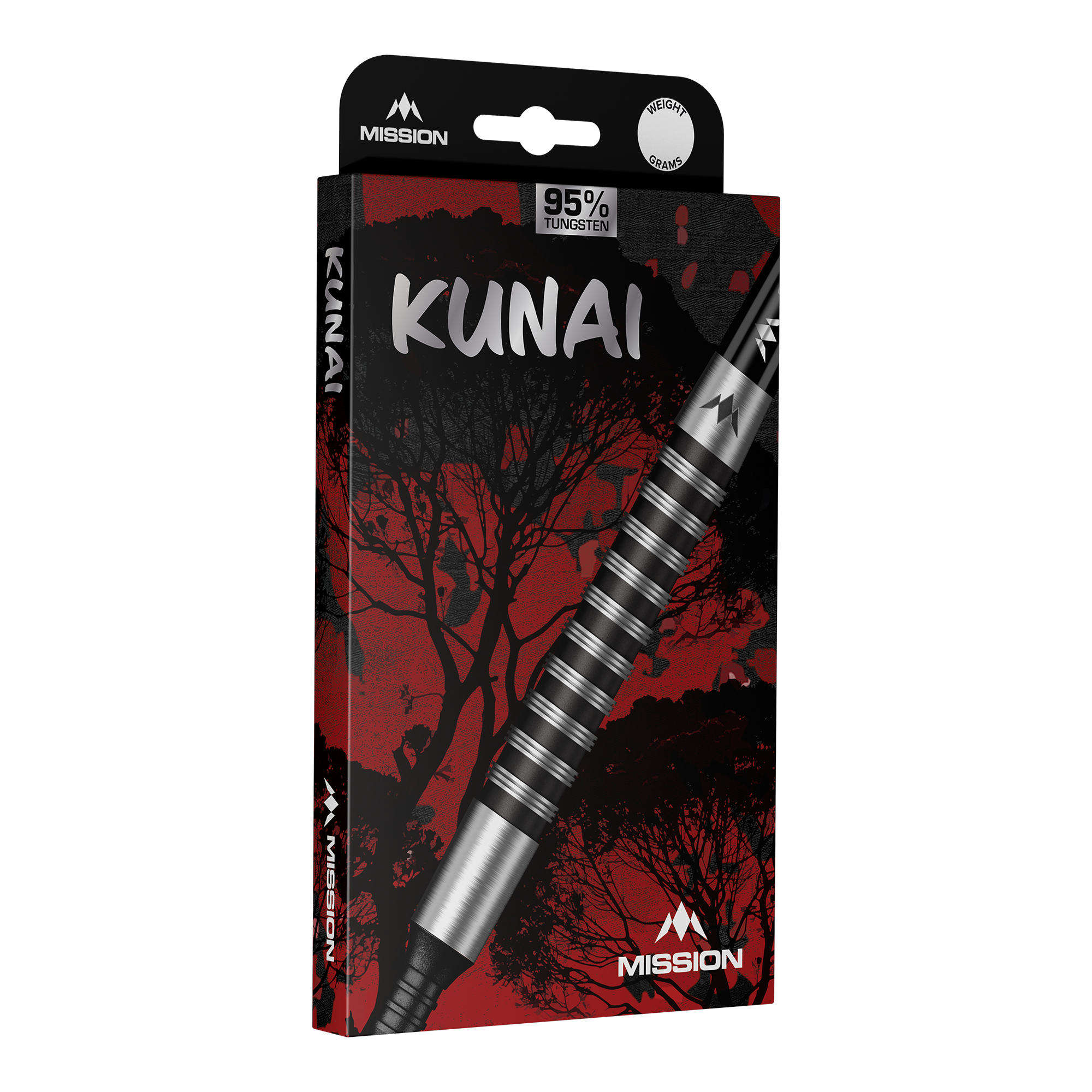 Mission Kunai Black PVD Steeldarts - 23g Hier wird Mission Kunai Black PVD Steeldarts - 23g dargestellt. Die Steeldarts bestehen aus schwarzem Material und wiegen 23 Gramm.