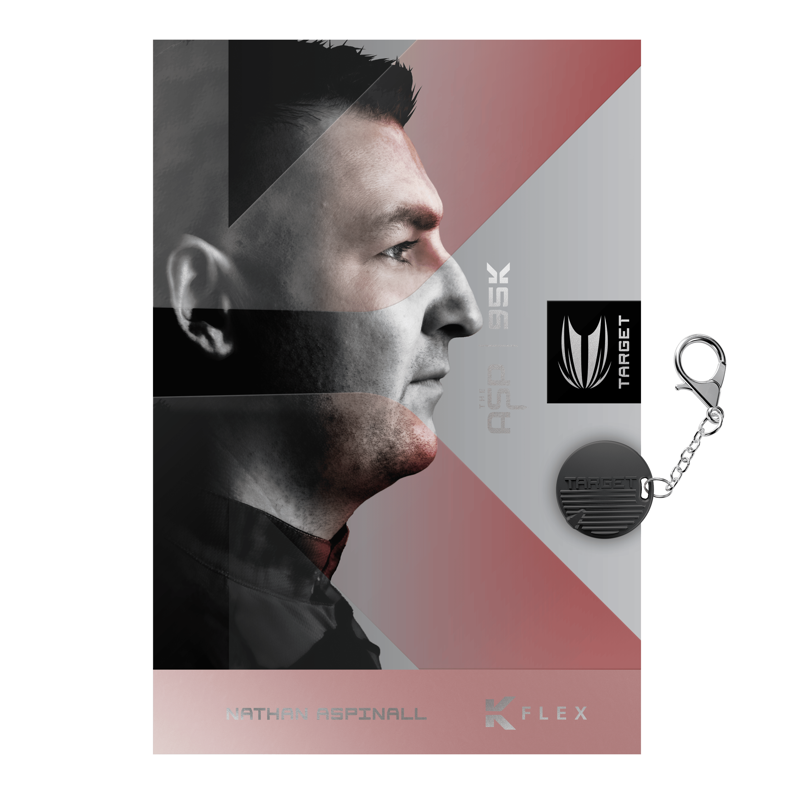 Target Nathan Aspinall 95K Swiss Point Steeldarts Abbildung der Target Nathan Aspinall 95K Swiss Point Steeldarts. Das Bild zeigt die Details und das Design der Pfeile.