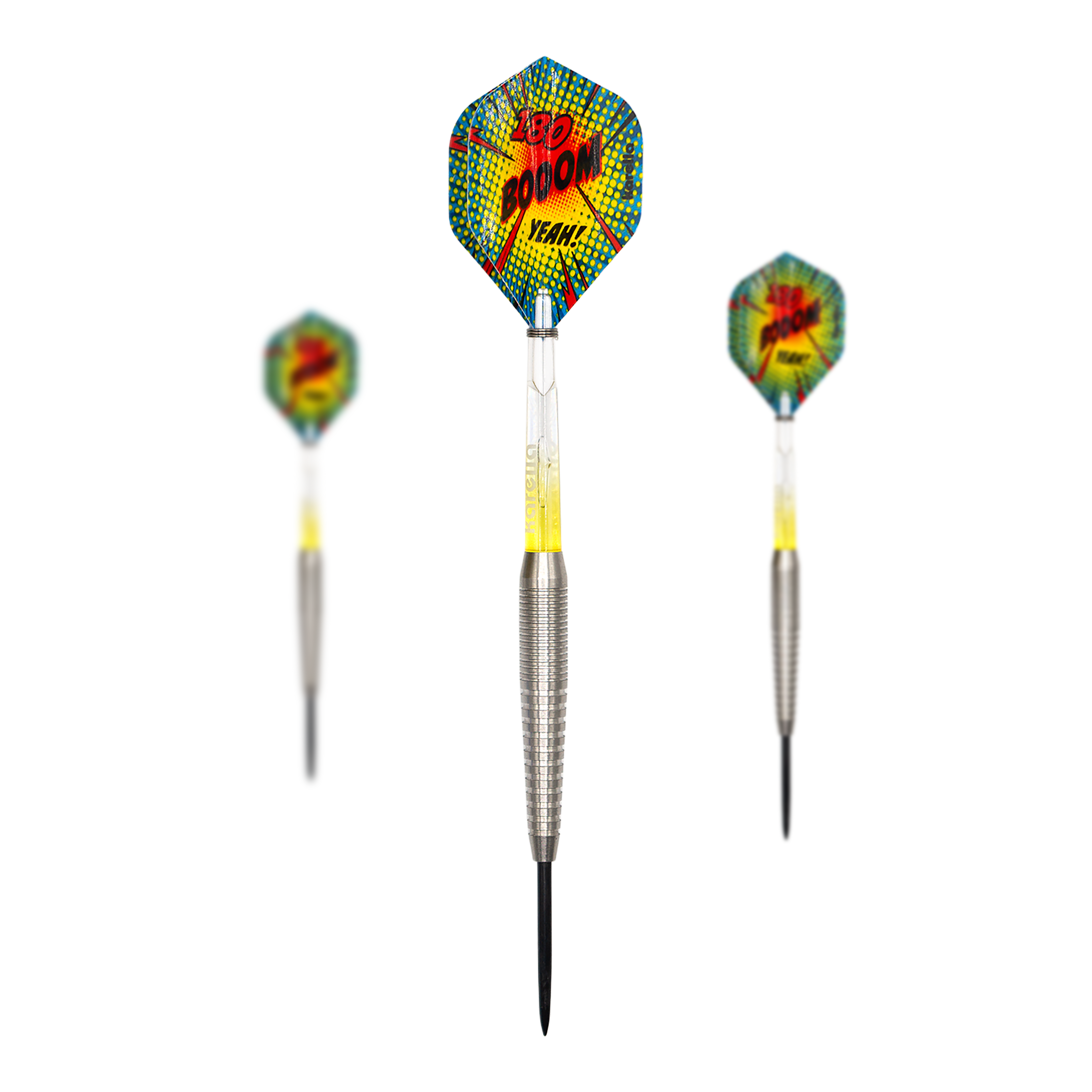 Karella Comic Line CL-5 Steeldarts - 21g Abgebildet wird das Set Karella Comic Line CL-5 Steeldarts - 21g. Das Set beinhaltet mehrere Steeldarts mit Comic-Motiv.