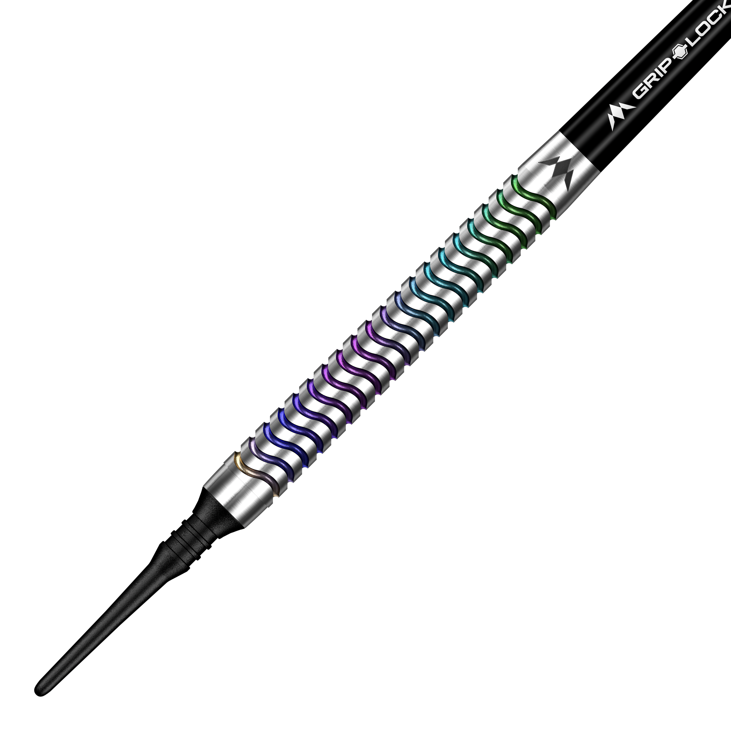 Mission Mirage Softdarts - 20g Mission Mirage Softdarts - 20g sind auf dem Bild abgebildet. Das Bild stellt die Form und das Design der Softdarts dar.