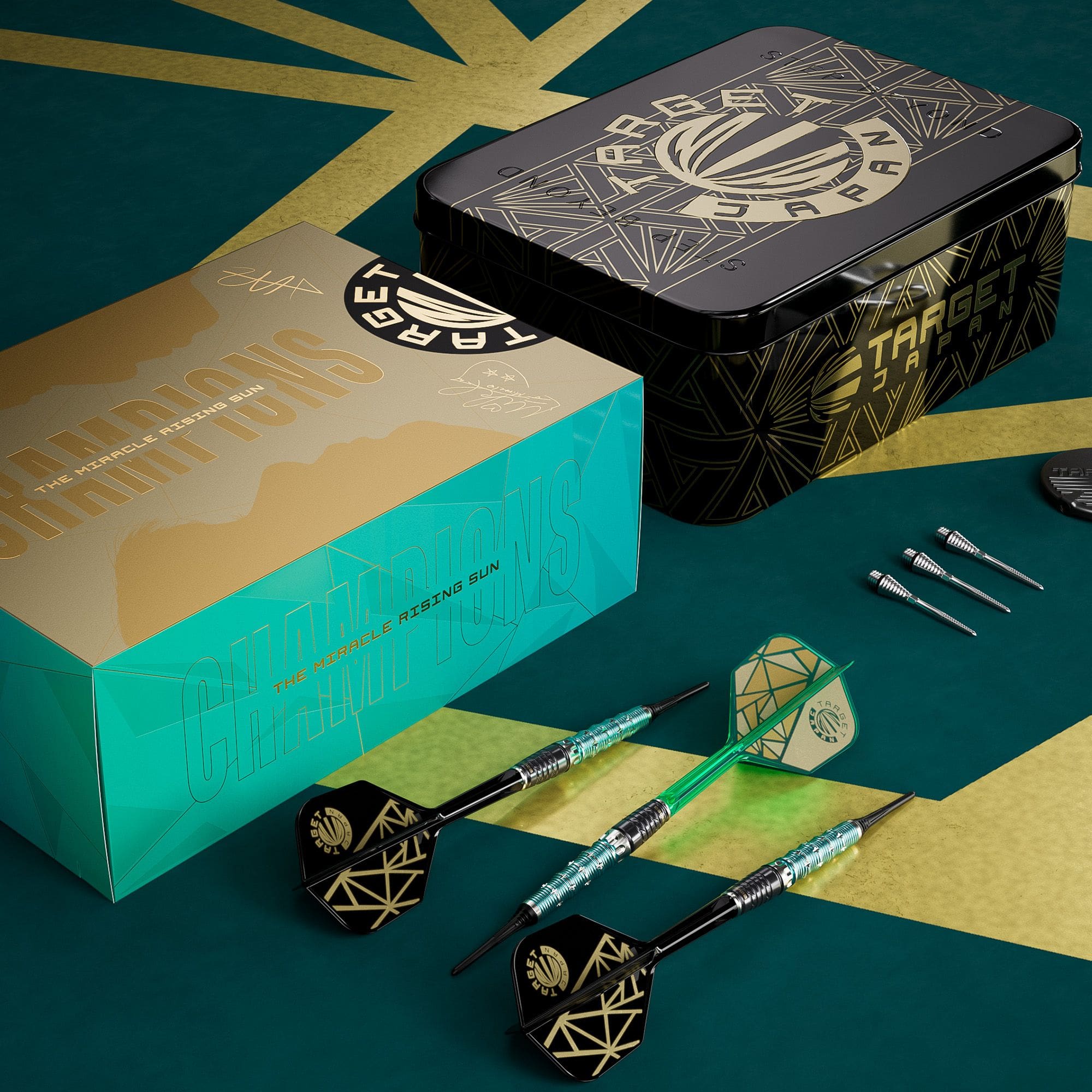 Target Japan The Rising Miracle Combination Limited Edition Softdarts - 21,5g Target Japan The Rising Miracle Combination Limited Edition Softdarts - 21,5g
