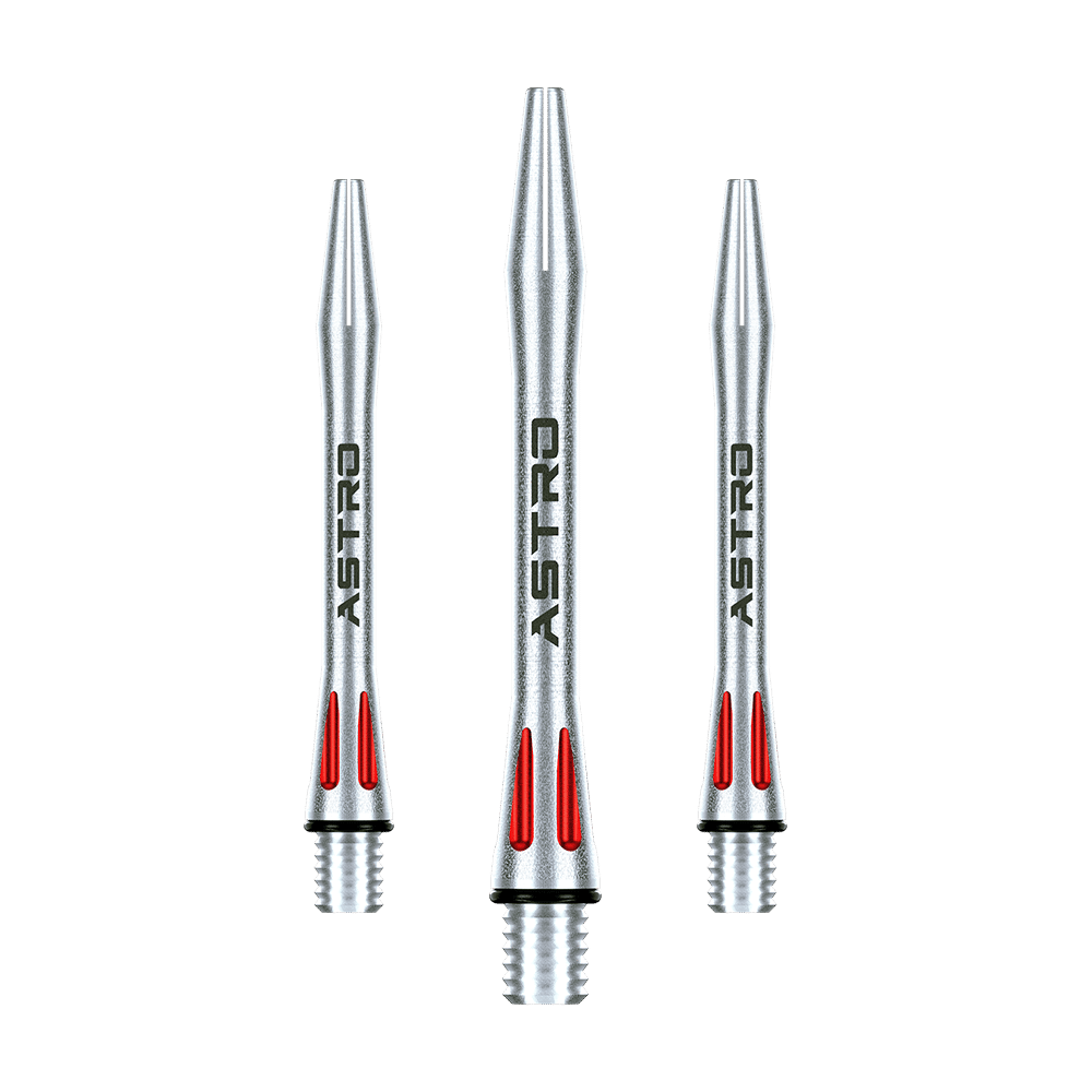 Winmau Astro Aluminium Shafts - Rot