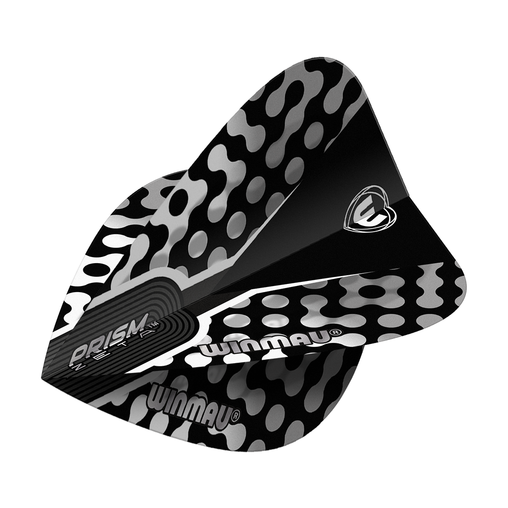 Winmau Zeta Black White Grey Kite Flights 