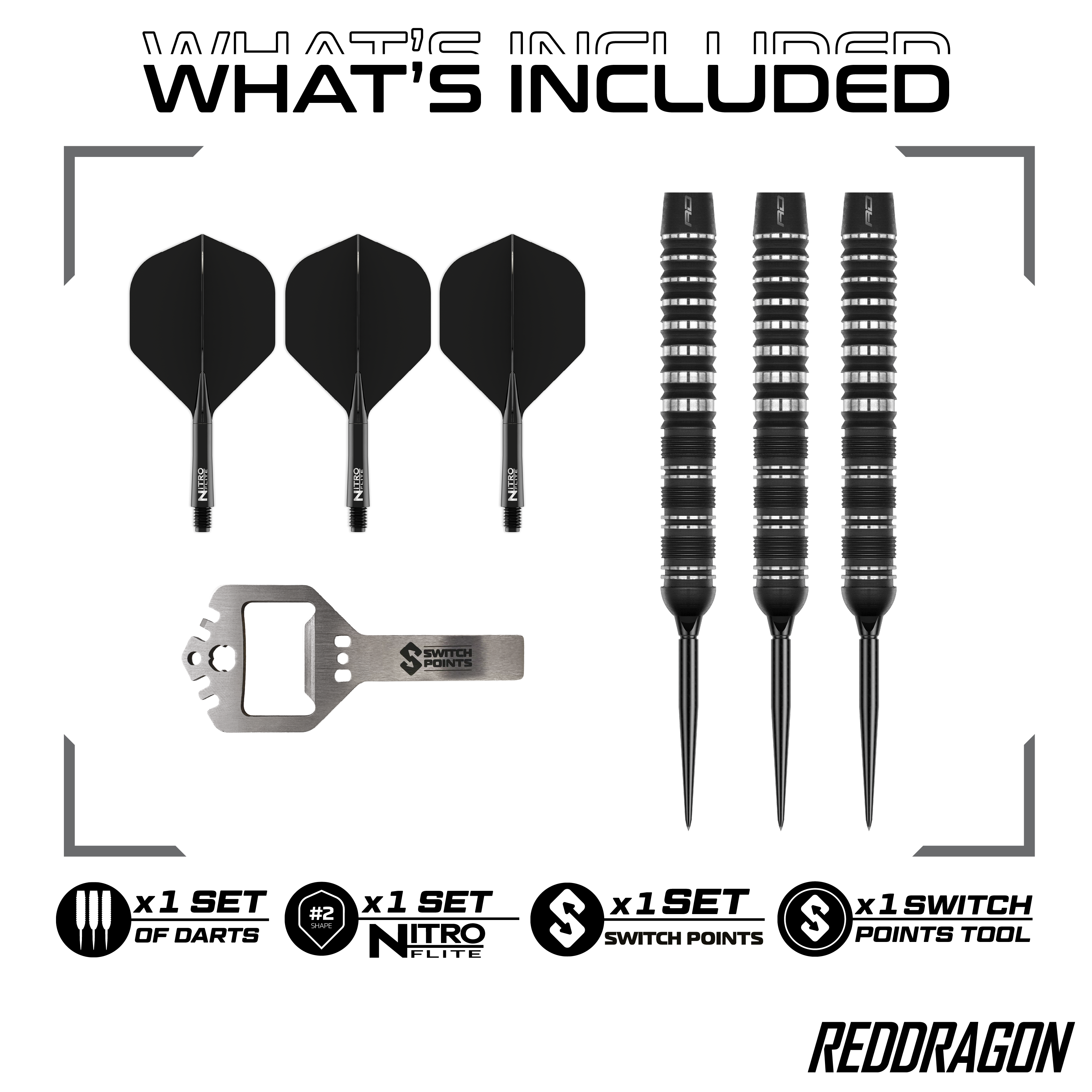 Red Dragon Sable Parallel Switch Point Steeldarts Hier ist der Red Dragon Sable Parallel Switch Point Steeldarts zu sehen. Diese Steeldarts stehen für Qualität und Langlebigkeit.