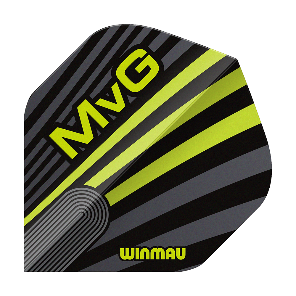 Winmau Prism Delta MvG Grey Green No2 Standard Flights Winmau Prism Delta MvG Grey Green No2 Standard Flights sind abgebildet. Das Produkt hat einen auffälligen Look.