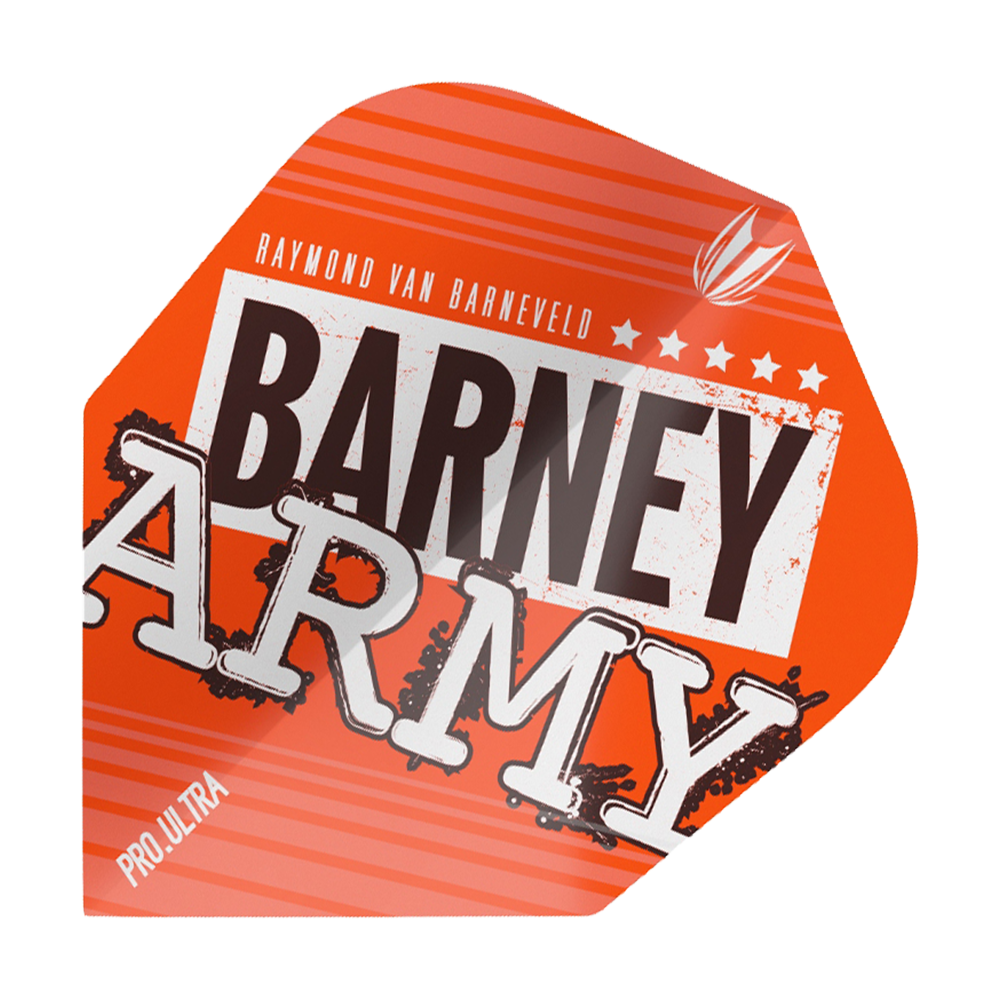 Target ProUltra Barney Army Orange Ten-X Flights