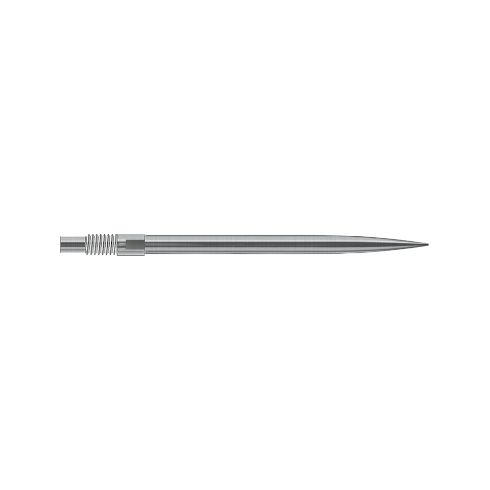 Harrows Quick Point Dartspitzen - Silber Das Bild zeigt Harrows QuickPoint Dartspitzen in Silber mit einer Länge von 35mm. Die Abbildung gibt einen Eindruck des Produktes.
