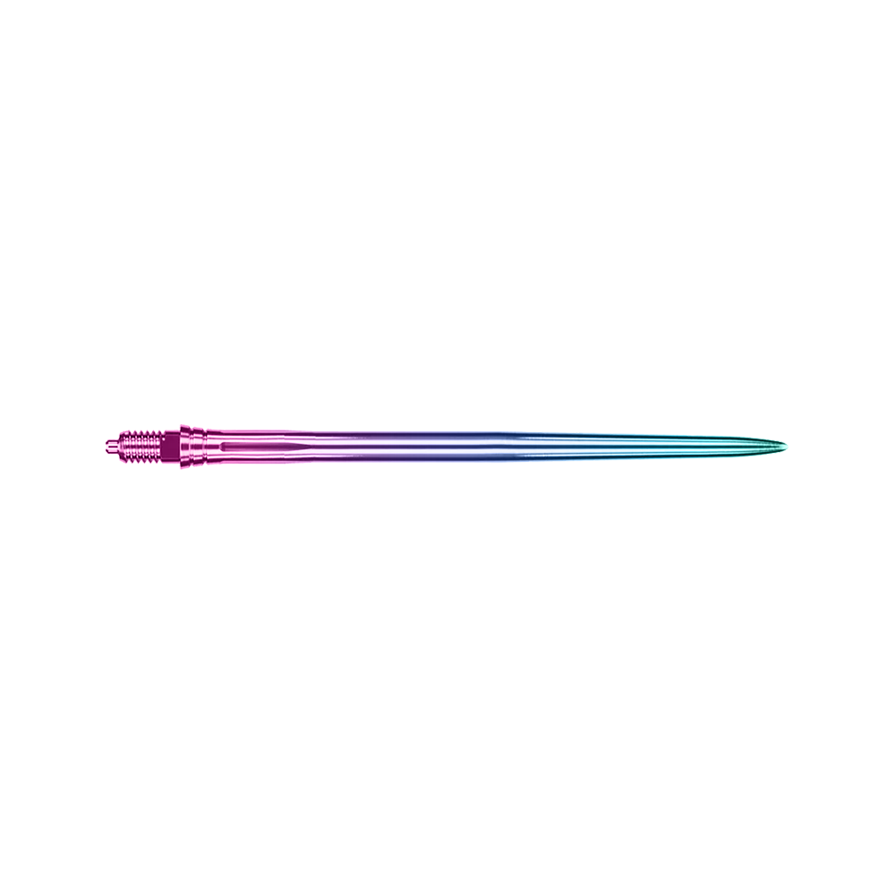 Caliburn EZ-EVO Dartspitzen - Smooth - Rainbow Abbildung der EVO249 Caliburn EZ-EVO Dartspitzen Smooth Rainbow 45mm. Dargestellt sind bunte Dartspitzen in glattem Design.