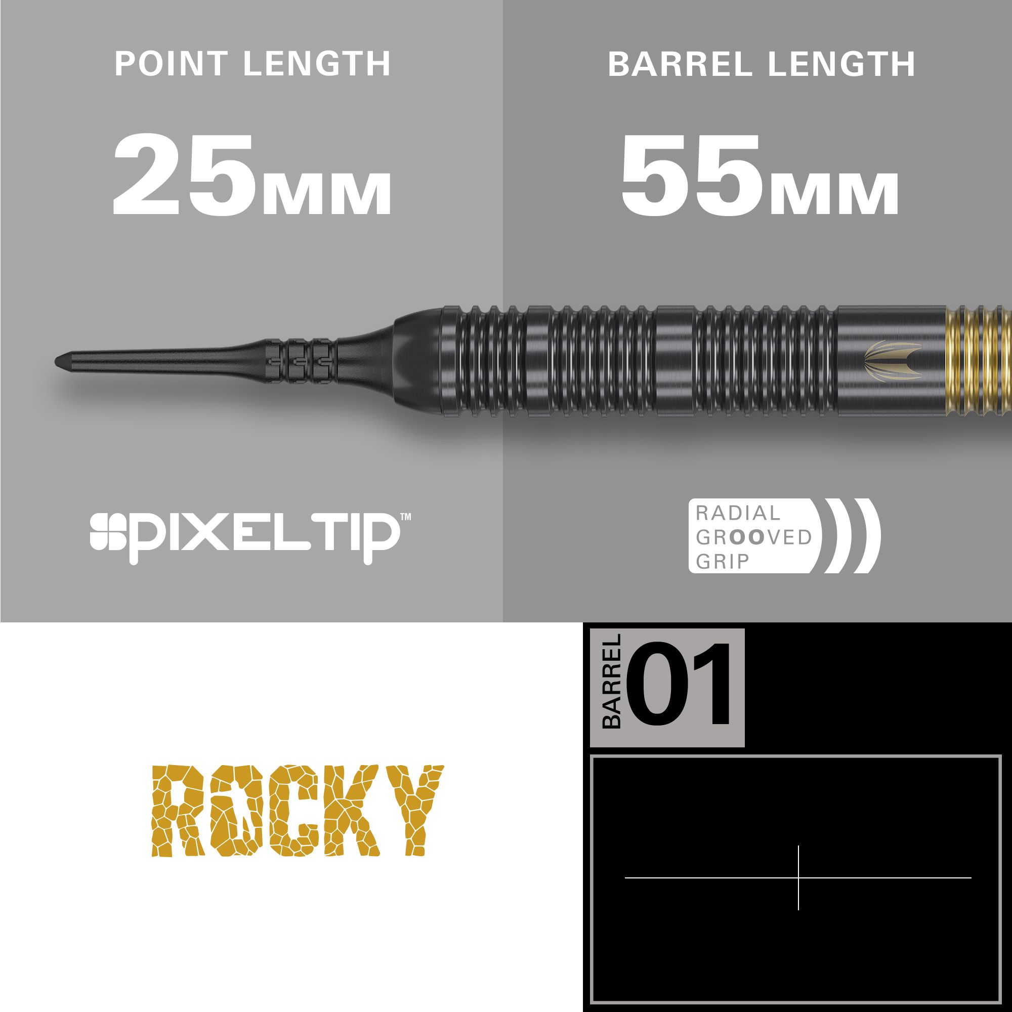 Target Josh Rock Brass Softdarts - 18g