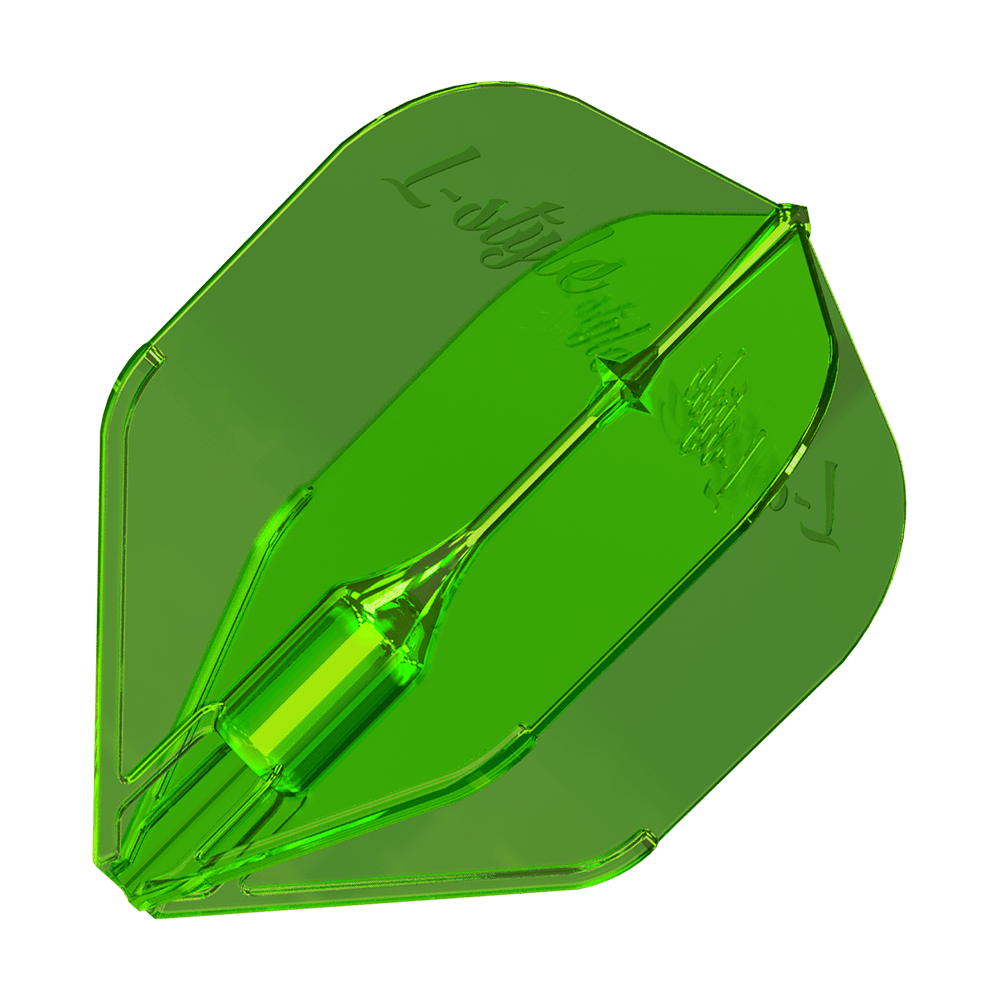 L-Style Fantom L3EZ Flights Green Hier ist ein einzelner L-Style Fantom L3EZ Flight Green abgebildet. Die Oberfläche erscheint leicht glänzend.