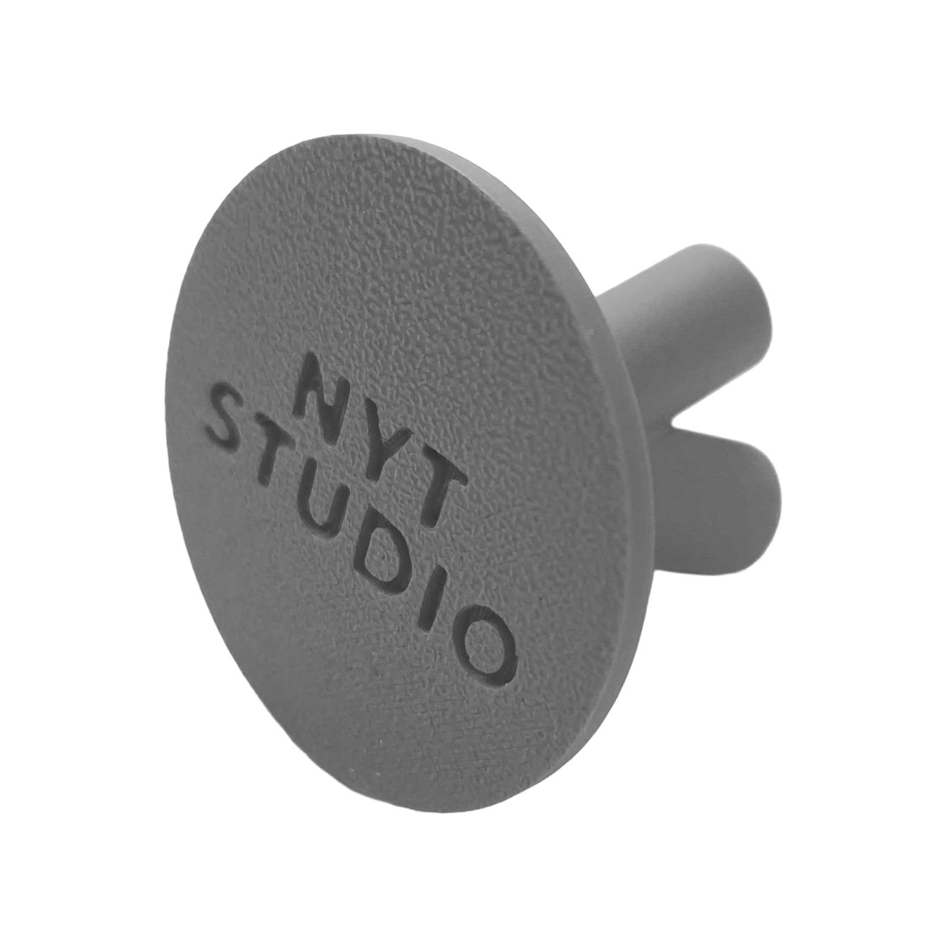 NYT Studio Compact Darthalter Das Bild zeigt einen NYTStudio Compact Darthalter in Grau. Diese Darstellung wurde vom Dateinamen abgeleitet.