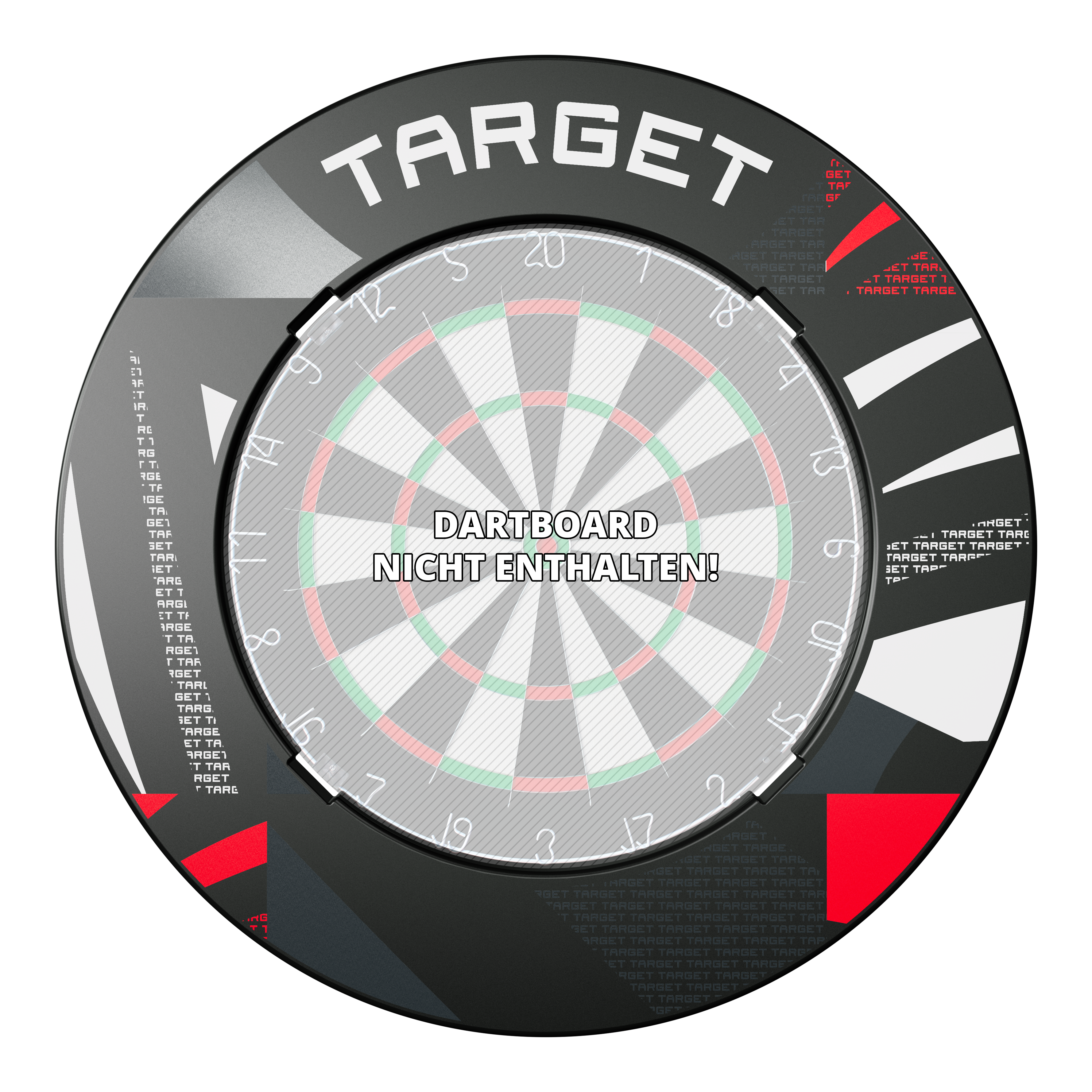Target Notched Patterned Dartboard Surround