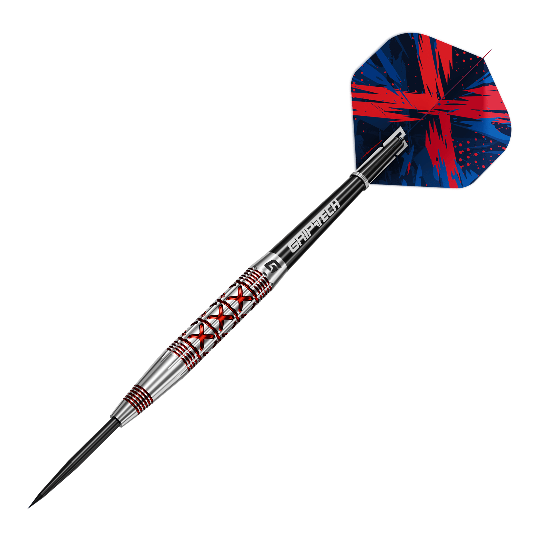 Das Bild zeigt das Produkt GOAT Strikes Steeldarts. Es handelt sich um Steeldarts, die besonders für Präzisionsspiele geeignet sind.