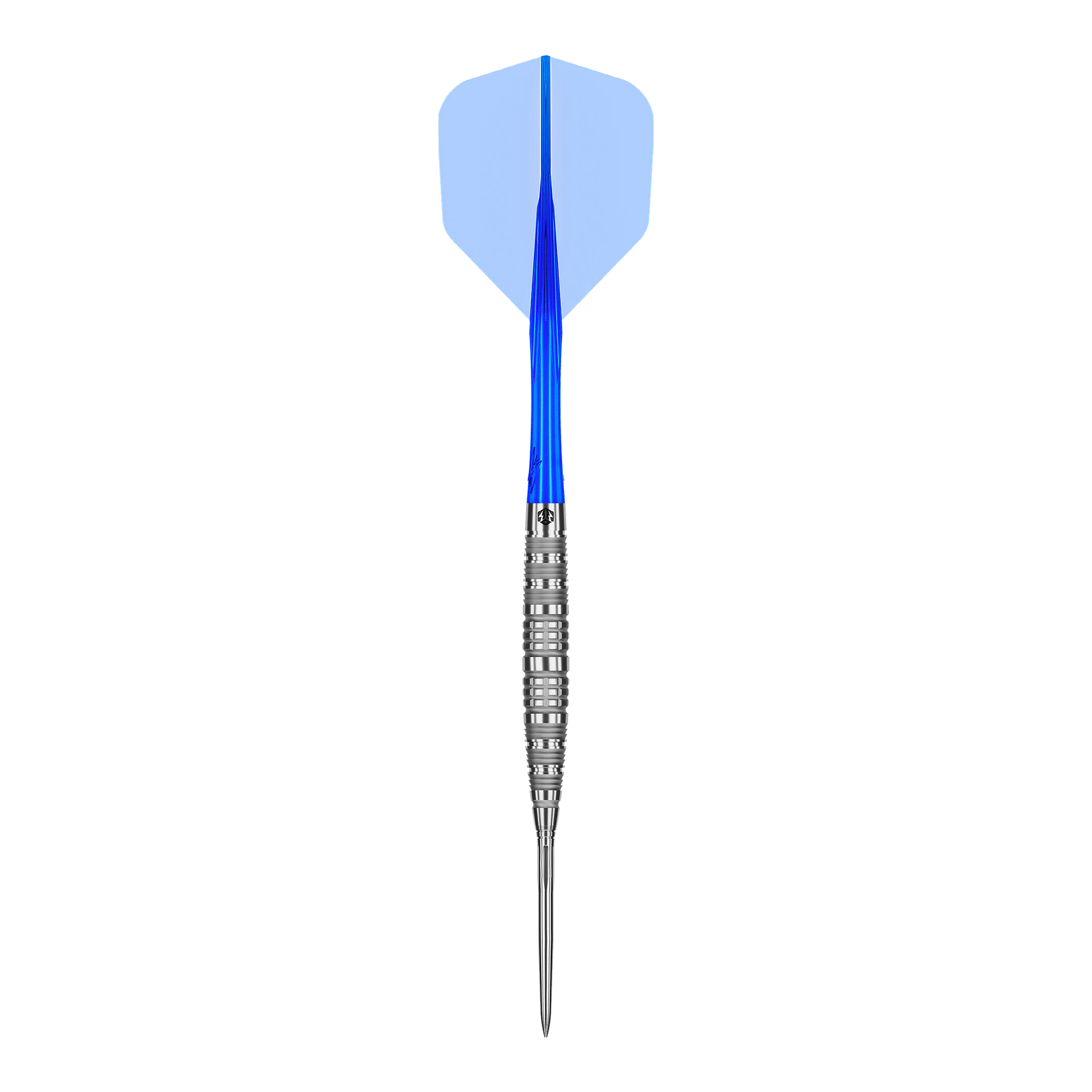 Caliburn Rix EZ-EVO R6 Steeldarts Das Produkt Caliburn Rix EZ-EVO R6 Steeldarts wird gezeigt. Die Aufnahme hebt die Gestaltung und die Struktur des Darts hervor.