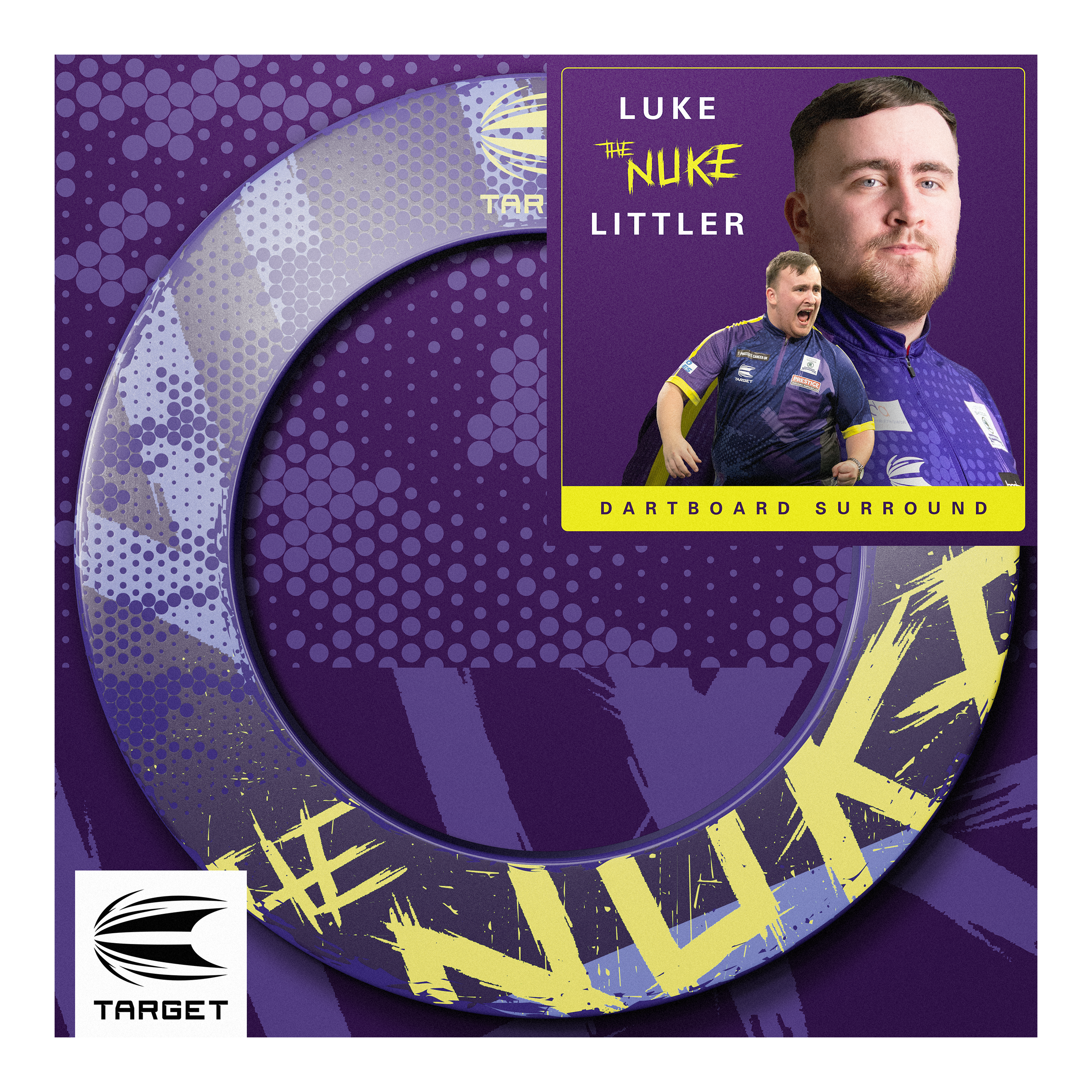 Target Luke Littler The Nuke Dartboard Surround