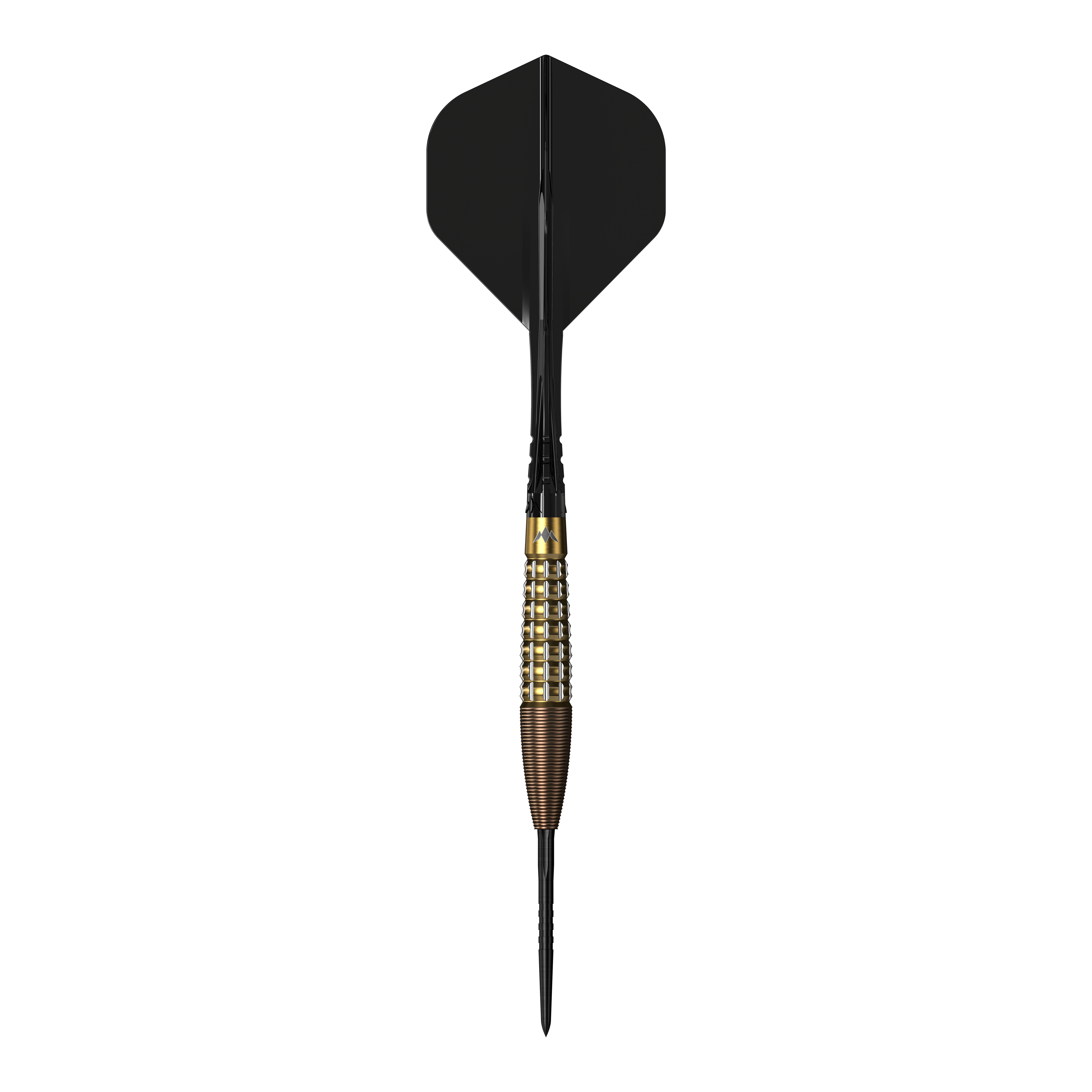 Das Foto stellt die Mission Rhodon Steeldarts - 23g dar. Die Darts sind für ambitionierte Spieler konzipiert.
