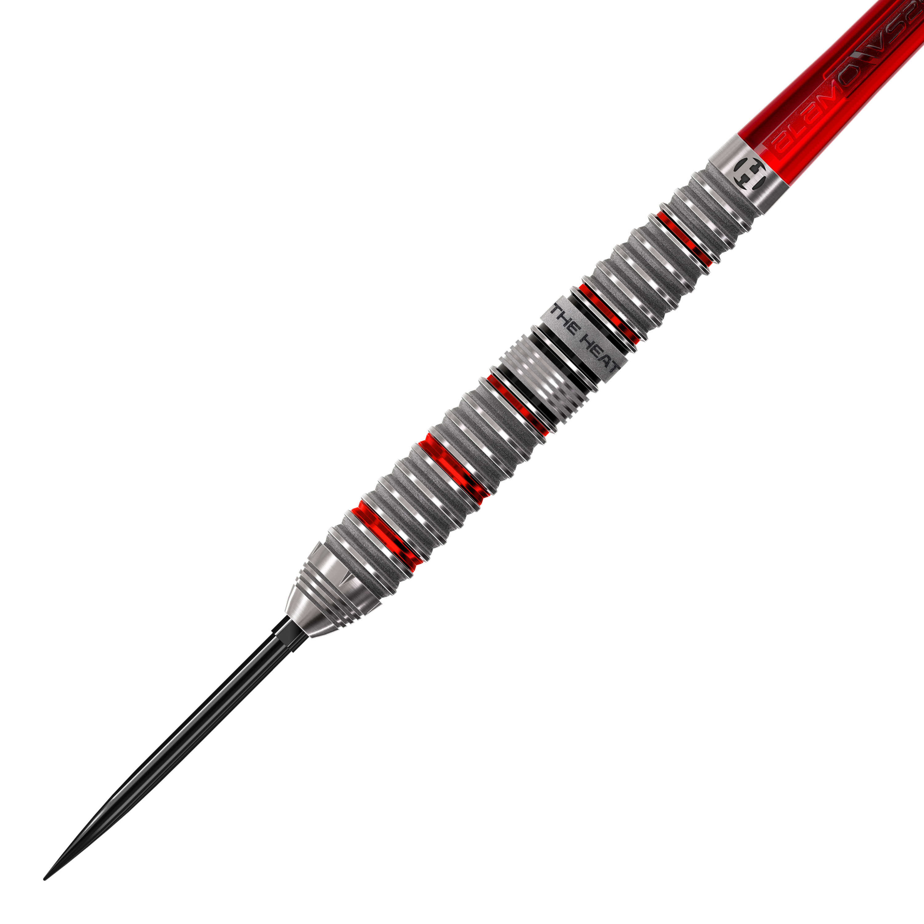 Harrows Damon Heta Series 4 Quick Point Steeldarts Das Bild zeigt die Harrows Damon Heta Series 4 Quick Point Steeldarts. Die Darts sind speziell für präzises Spiel und hohe Qualität konzipiert.
