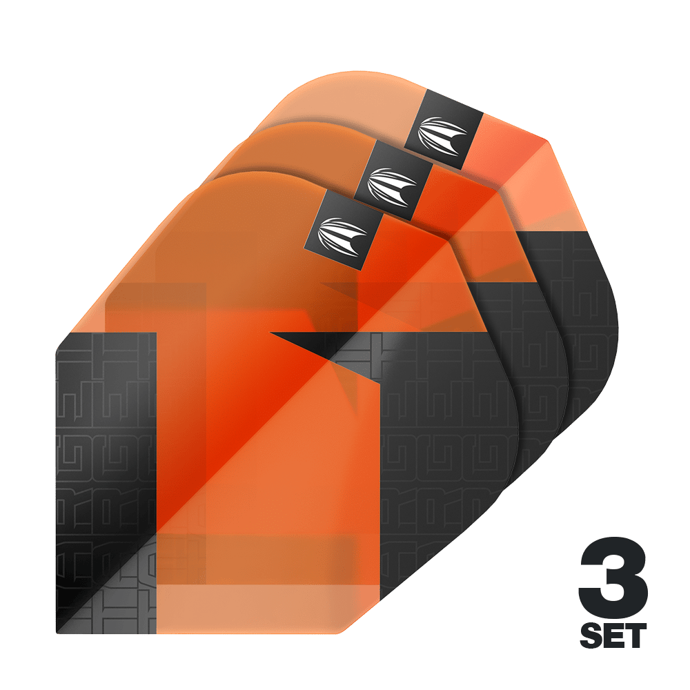 Target Pro Ultra TAG Orange No6 Standard Flights - 3 Sets
