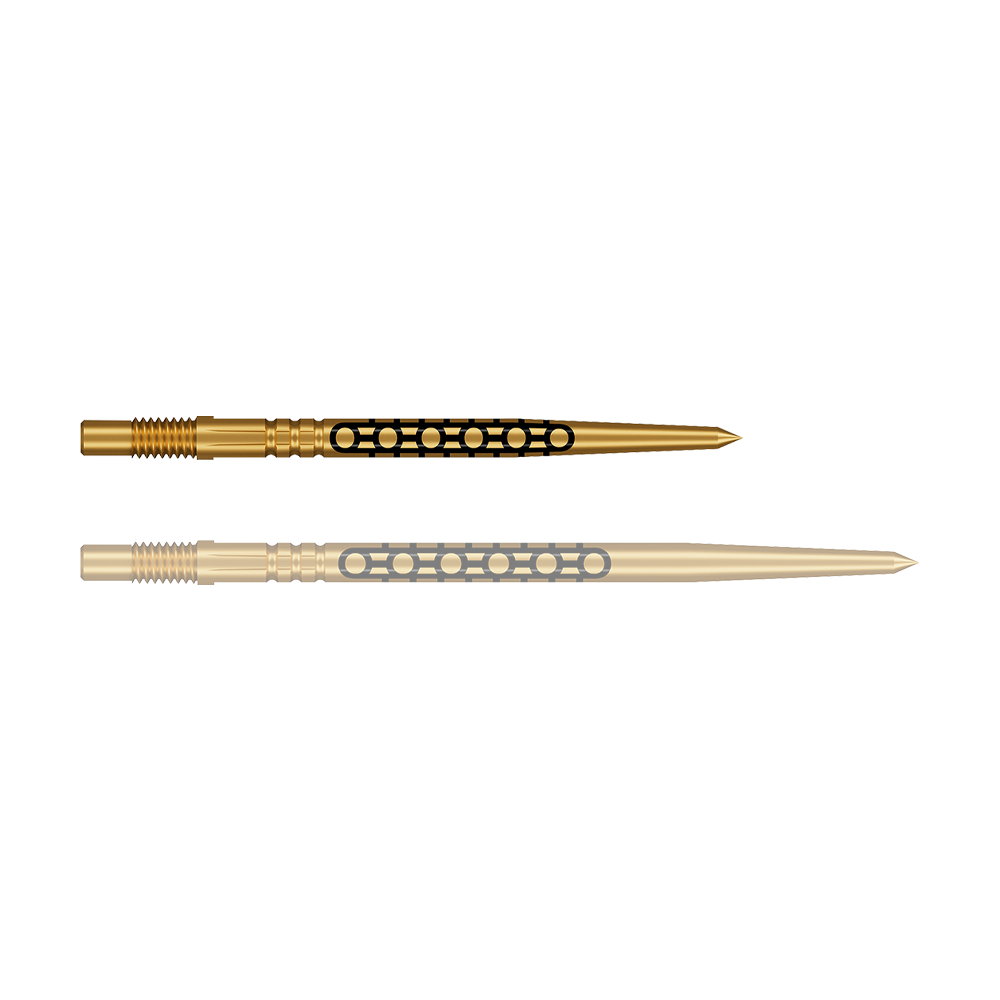 Shot Turbo Point Goths Dartspitzen - Gold Shot Turbo Point Goths Dartspitzen - Gold