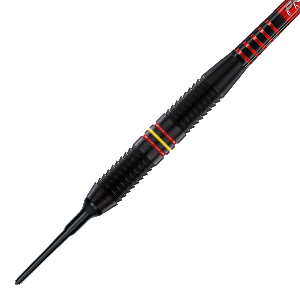 Winmau Outrage V1 Black Coated Brass Softdarts - 18g