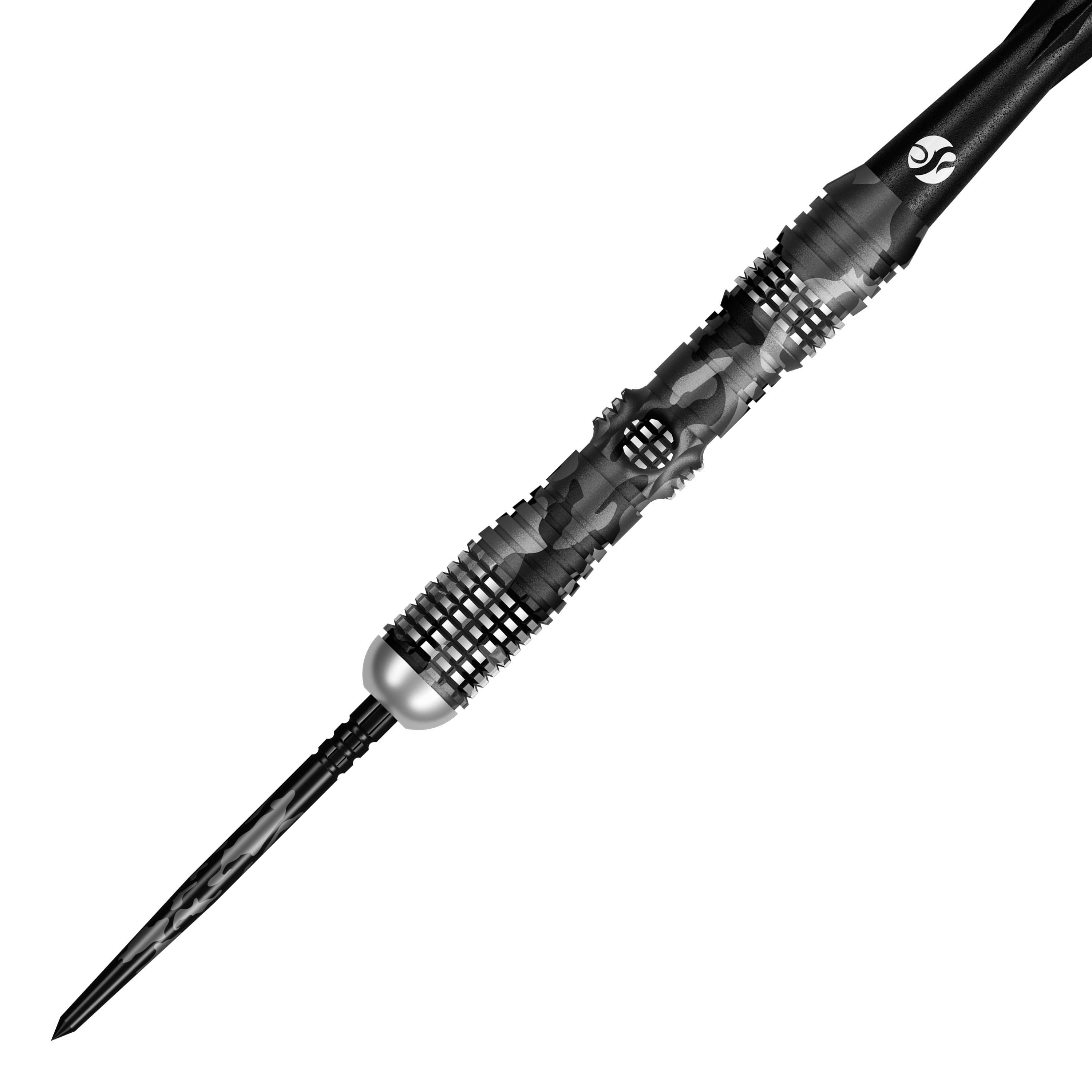 Shot Camo Longshot Turbo Point Steeldarts - 23g Shot Camo Longshot Turbo Point Steeldarts mit 23 Gramm Gewicht sind abgebildet. Die Steeldarts sind speziell gestaltet.