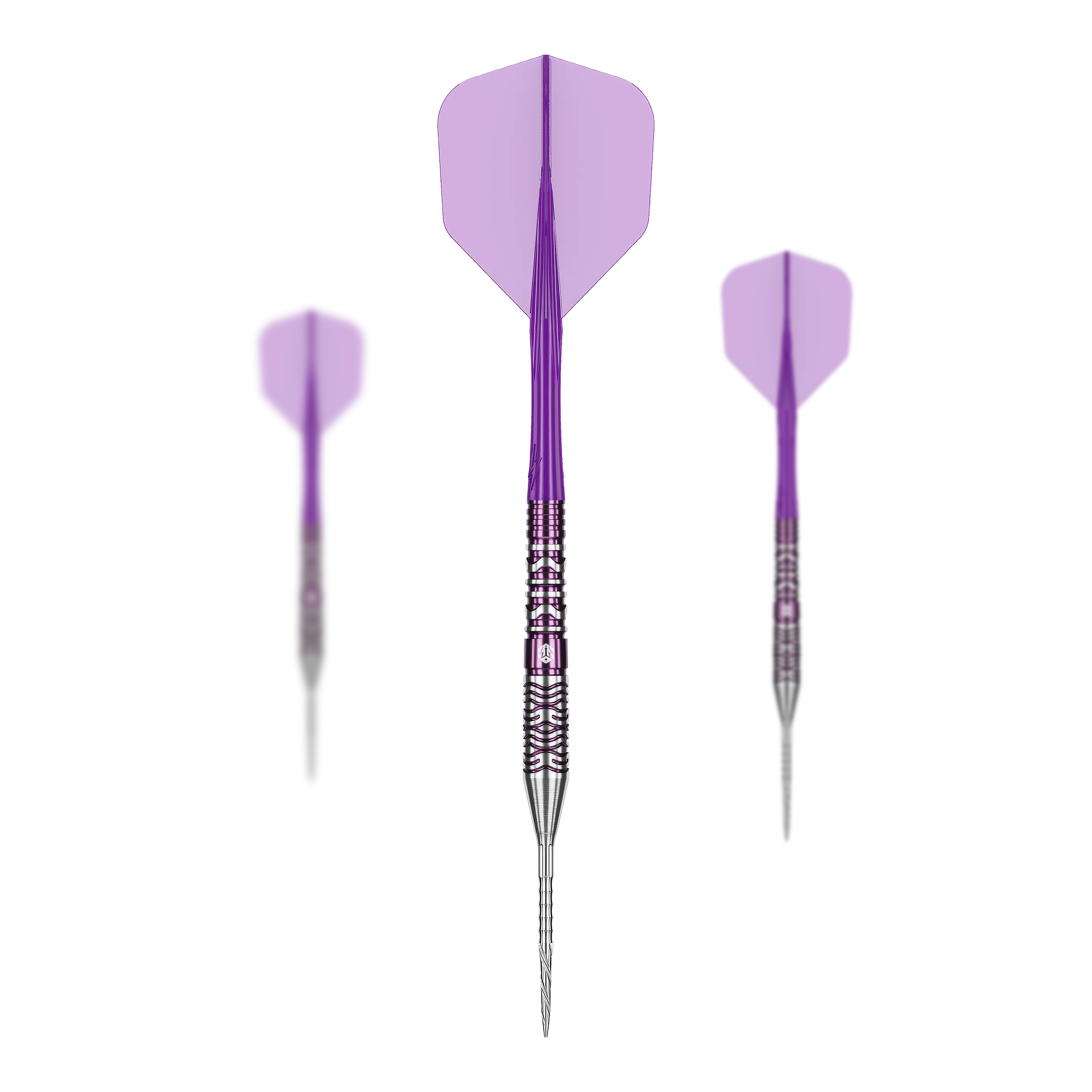 Abgebildet sind die Caliburn Awakening Ivan Steeldarts. Dieses Produkt ist ein Set aus hochwertigen Steeldarts für Dartspieler.