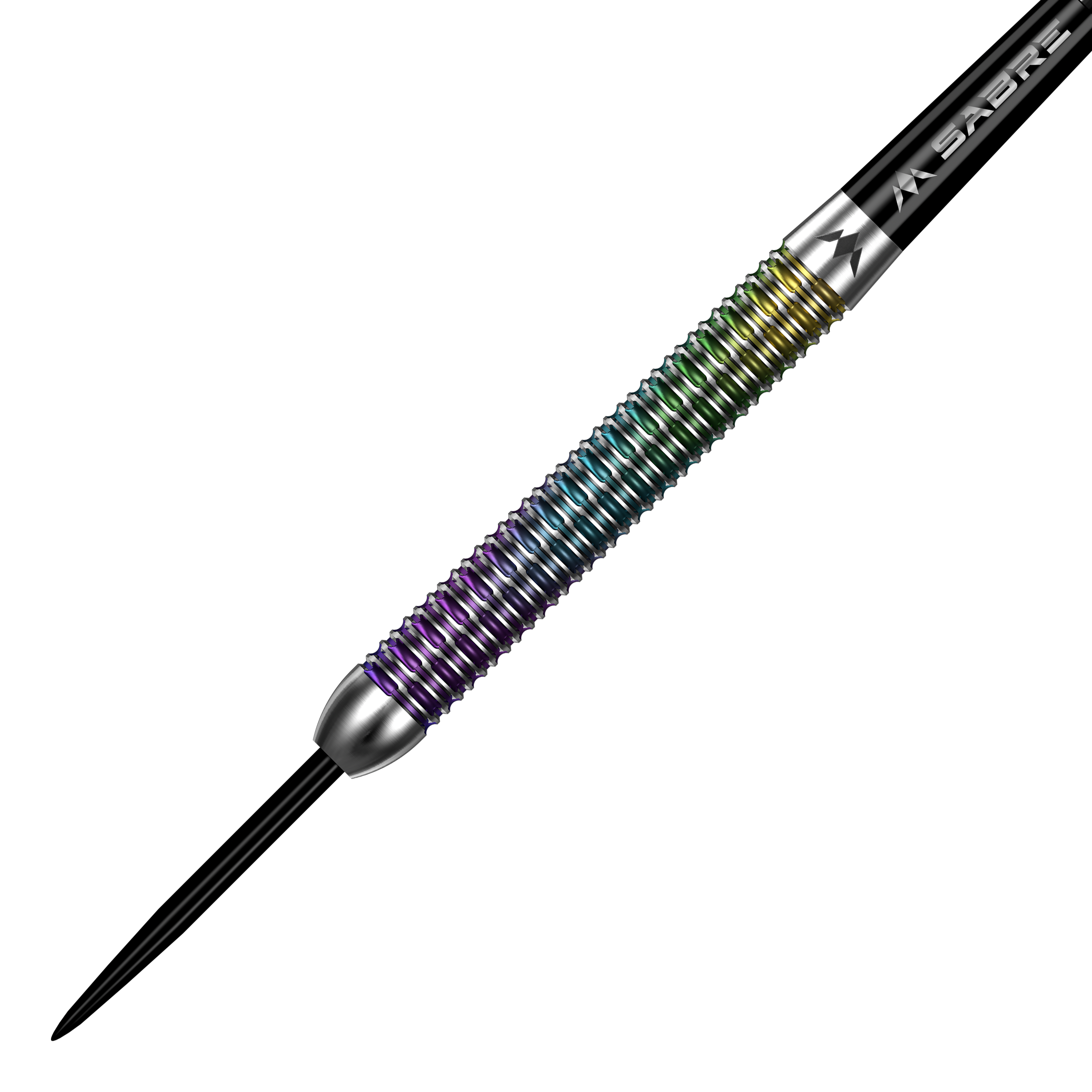 Auf dem Bild sind die Mission Kaleidos Steeldarts zu sehen. Die Dartpfeile zeichnen sich durch ihr auffälliges Design aus.