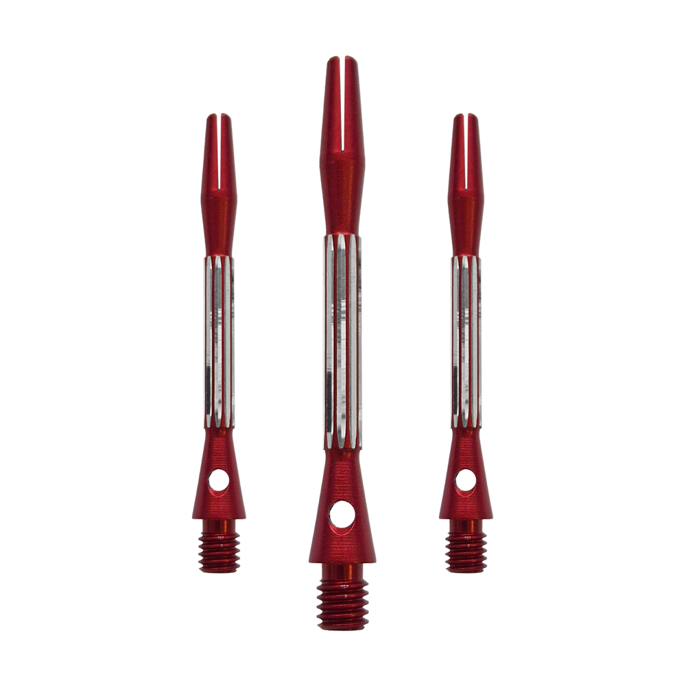 Bulls NL Flash 2 Aluminium Shafts - Rot - 46 mm Die Bulls NL Flash 2 Aluminium Shafts in Rot werden hier als Set gezeigt. Sie sind 46 mm lang und aus Aluminium gefertigt.