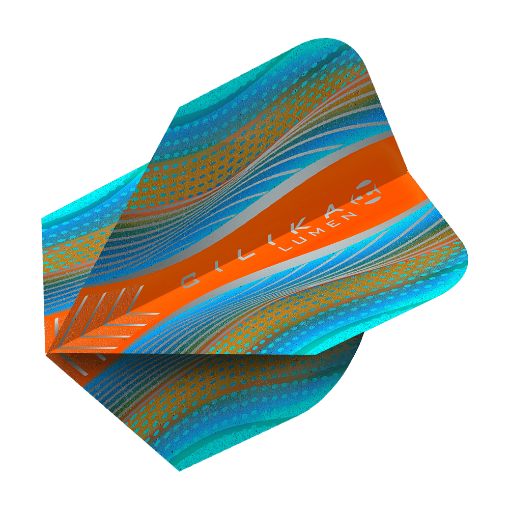 Harrows Silika Lumen Cyan Orange No6 Flights