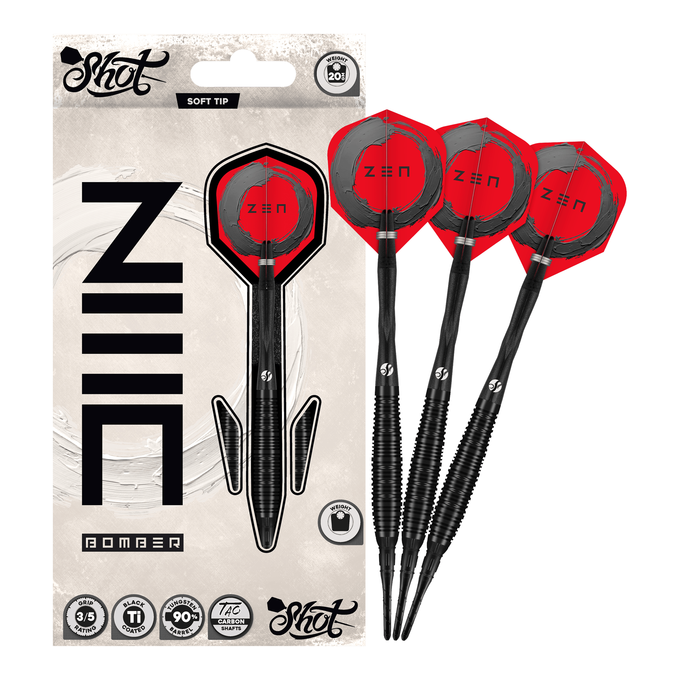 Shot ZEN Bomber Softdarts - 20g