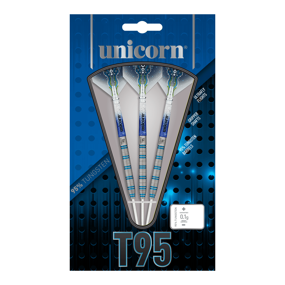 Unicorn T95 Core XL Blue Style 1 Steeldarts