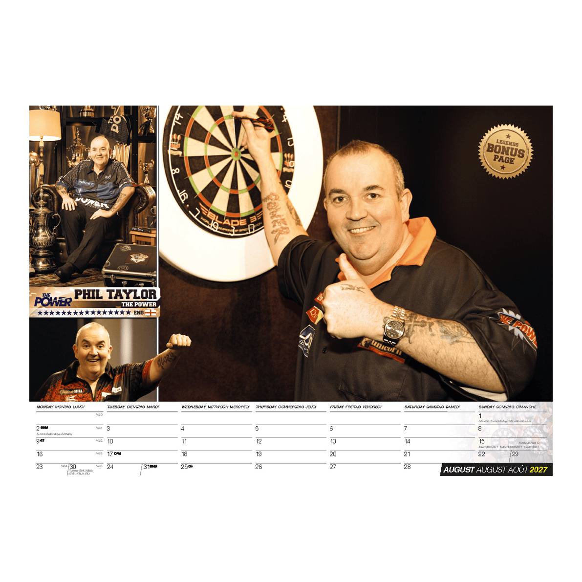 Darts Kalender 2027 Darts Kalender 2027
