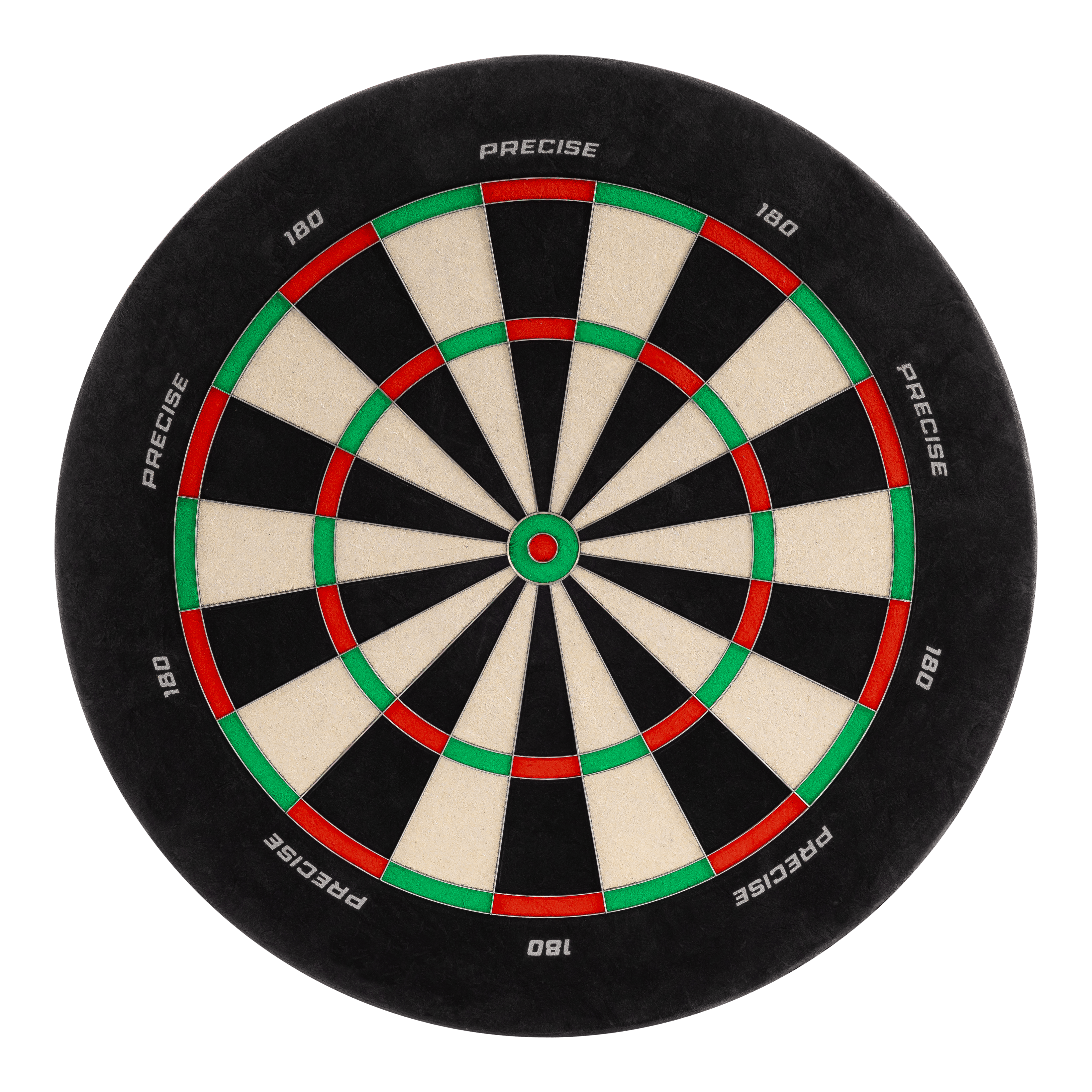 Precise 180 Endorphine Steeldartboard ohne Nummernring Das Bild zeigt das Precise 180 Endorphine Steeldartboard ohne Nummernring. Es handelt sich um eine Dartscheibe für Präzisionsspiele.