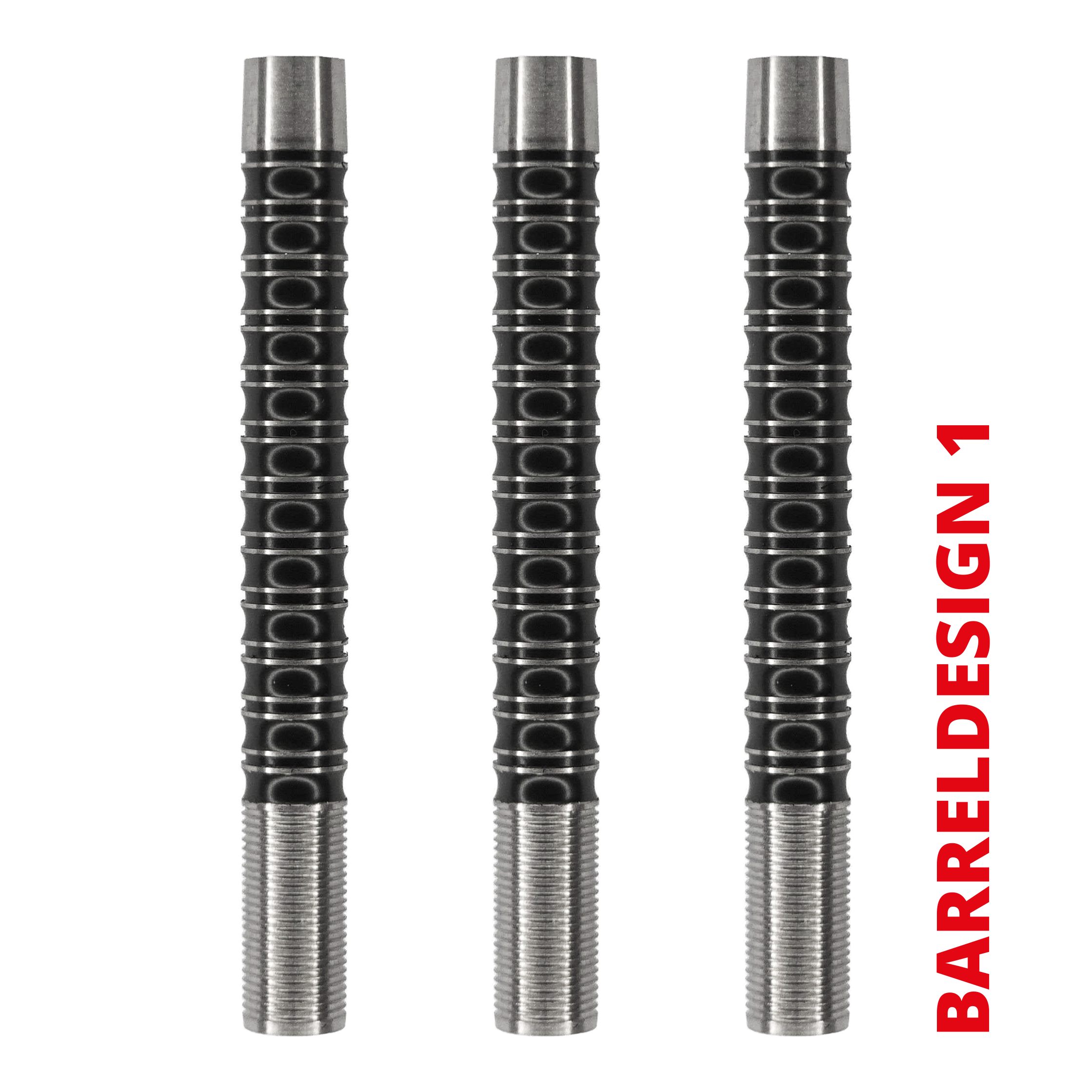 McDart Super Grip Long 90% Tungsten Hier ist der McDart Super Grip Long 90% Tungsten Softdart-Barrel zu sehen. Er besitzt eine längliche Form und viele Griffmulden.